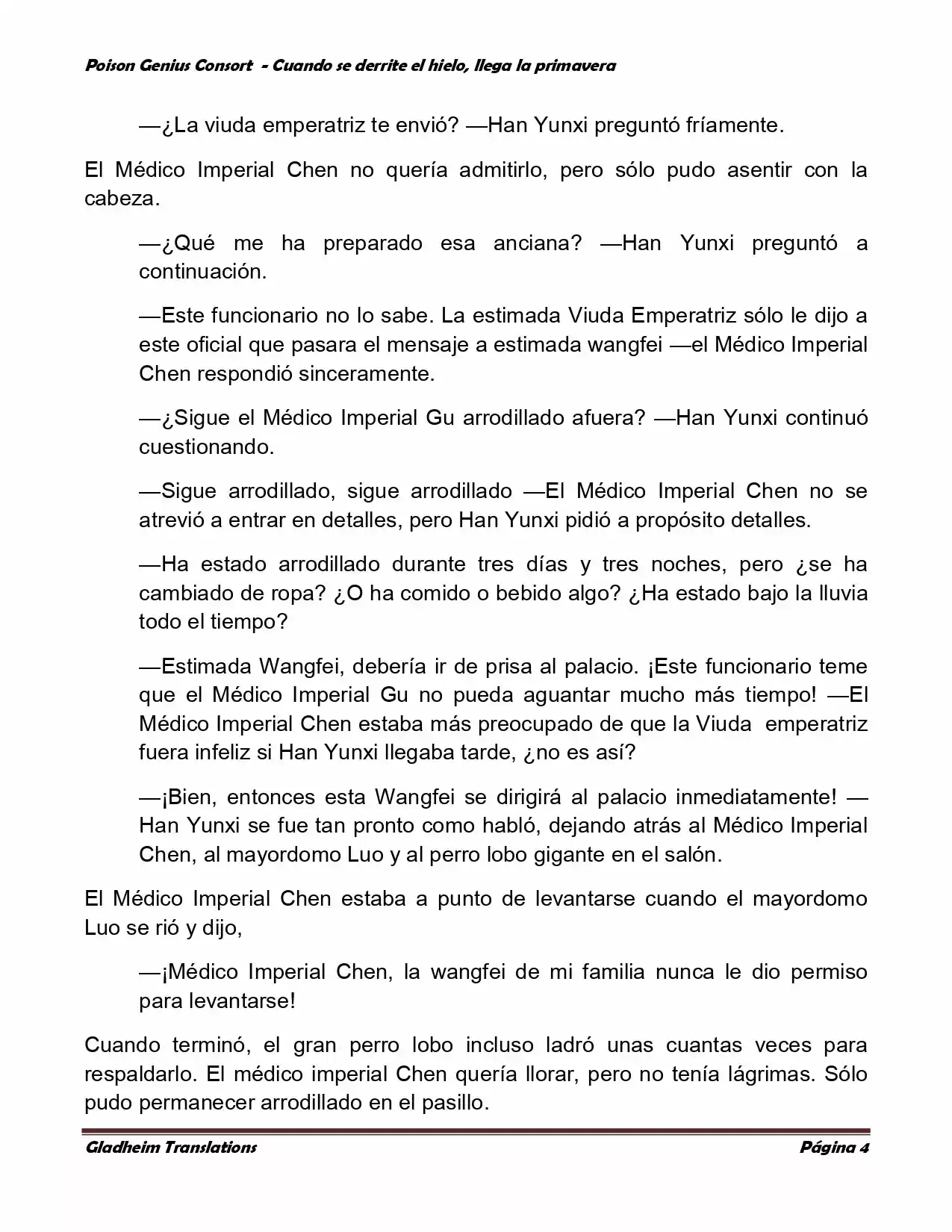 Poison Genious Consort (Novela) - Capítulo 335 - Página 4 - LectorTMOo