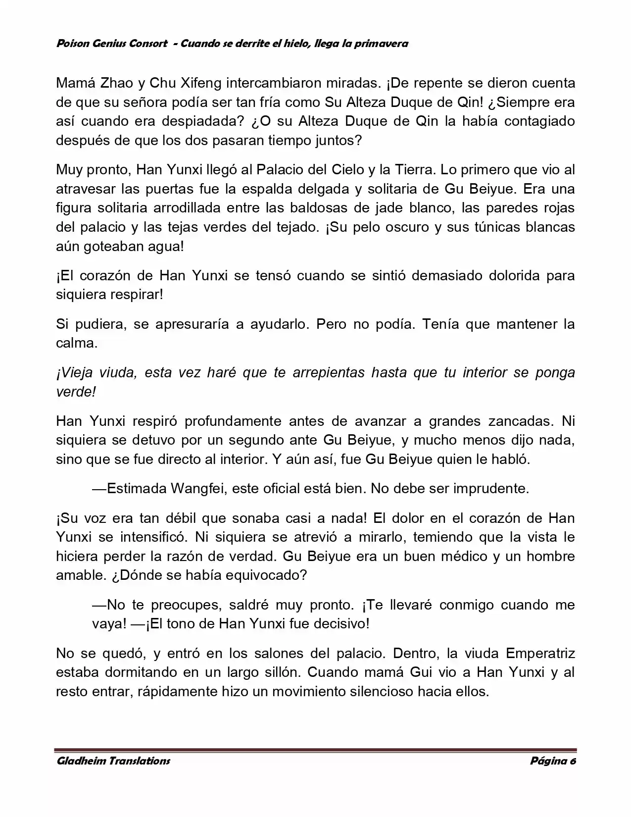 Poison Genious Consort (Novela) - Capítulo 335 - Página 6 - LectorTMOo