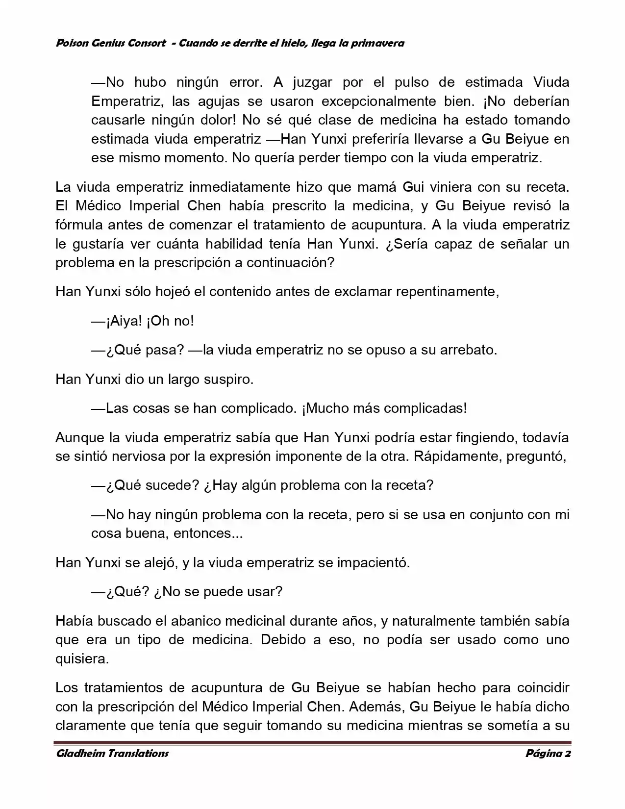 Poison Genious Consort (Novela) - Capítulo 336 - Página 2 - LectorTMOo