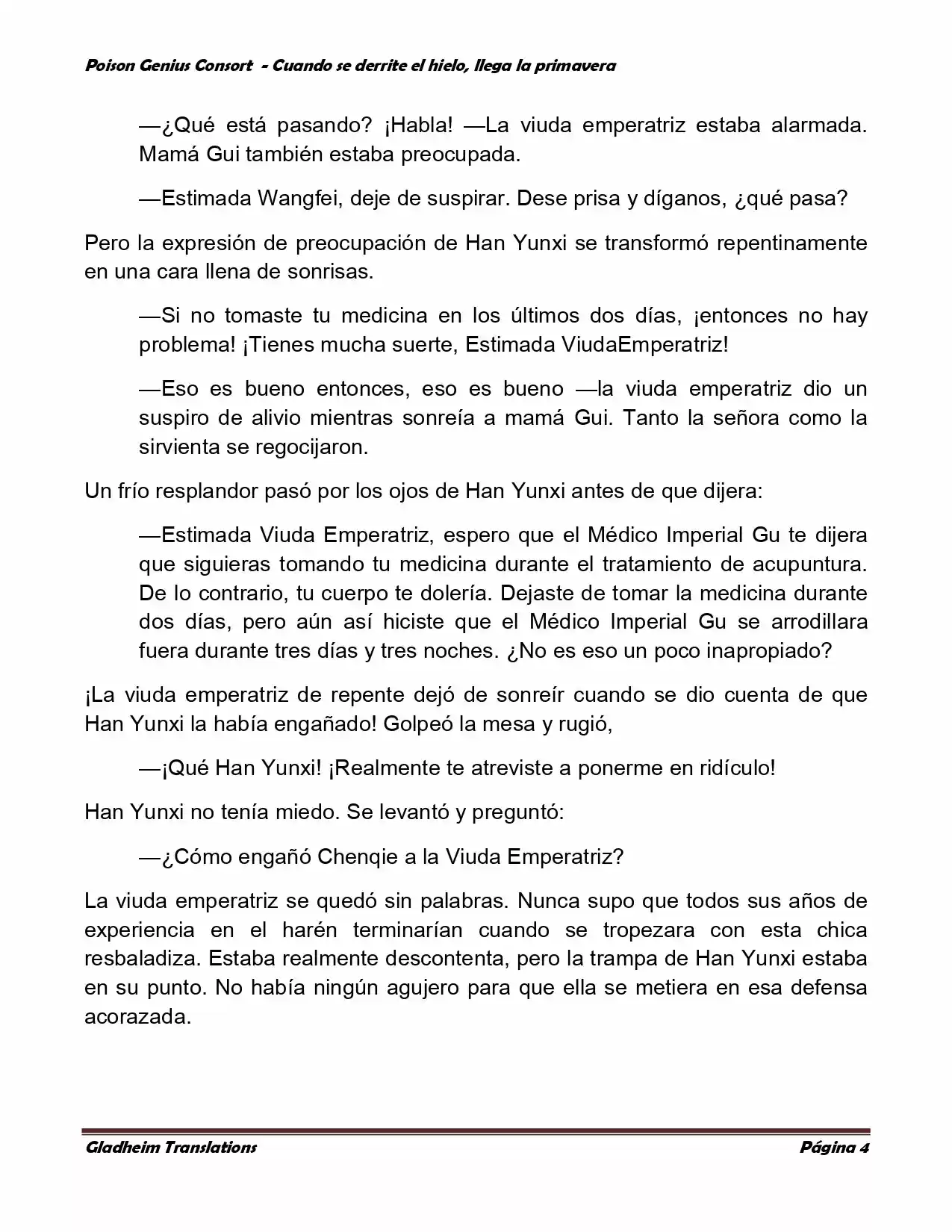 Poison Genious Consort (Novela) - Capítulo 336 - Página 4 - LectorTMOo