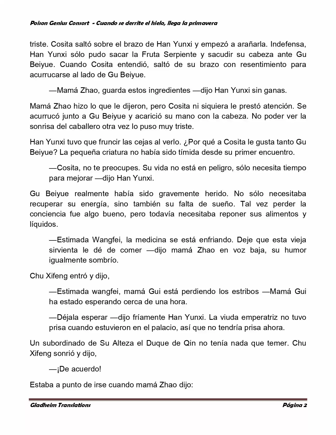 Poison Genious Consort (Novela) - Capítulo 337 - Página 2 - LectorTMOo