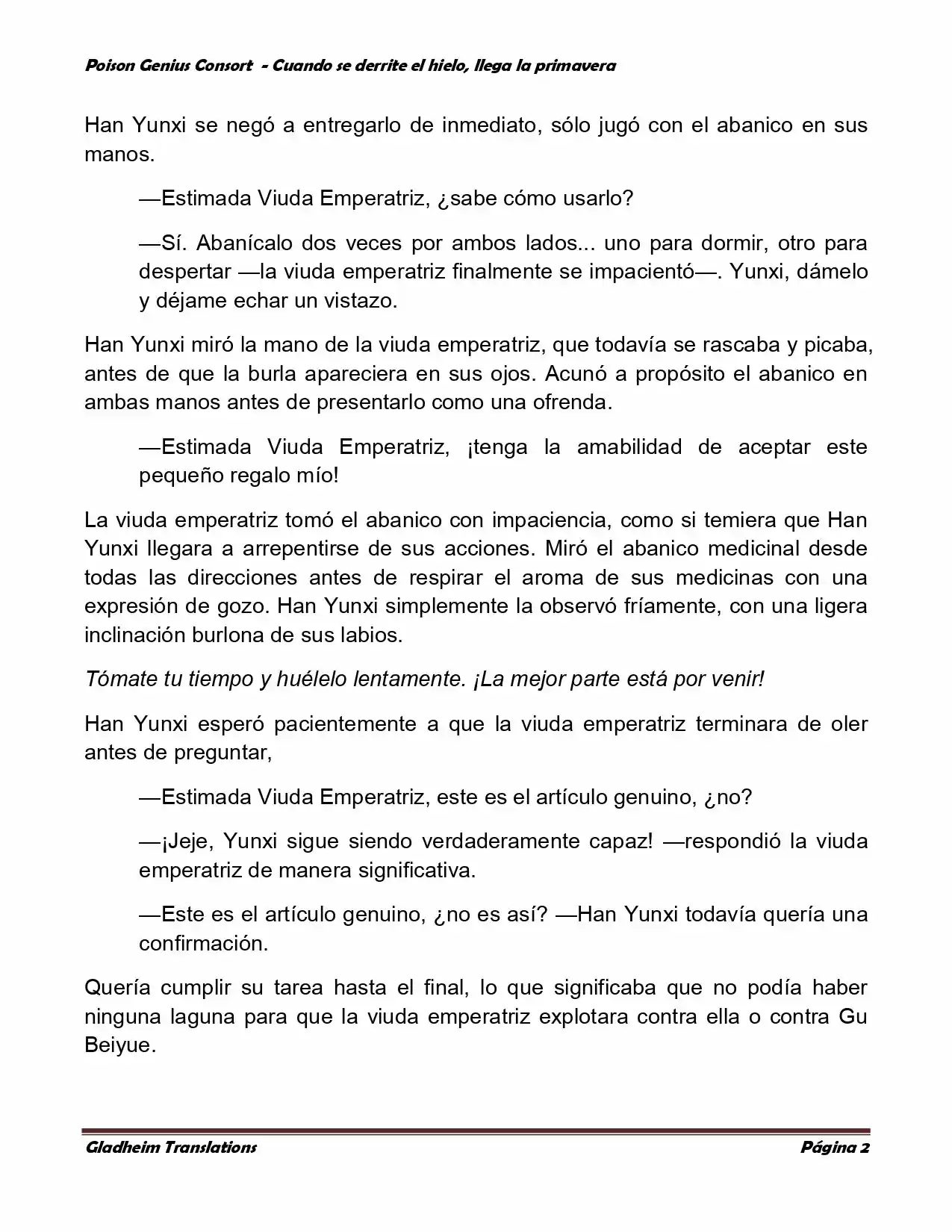 Poison Genious Consort (Novela) - Capítulo 338 - Página 2 - LectorTMOo