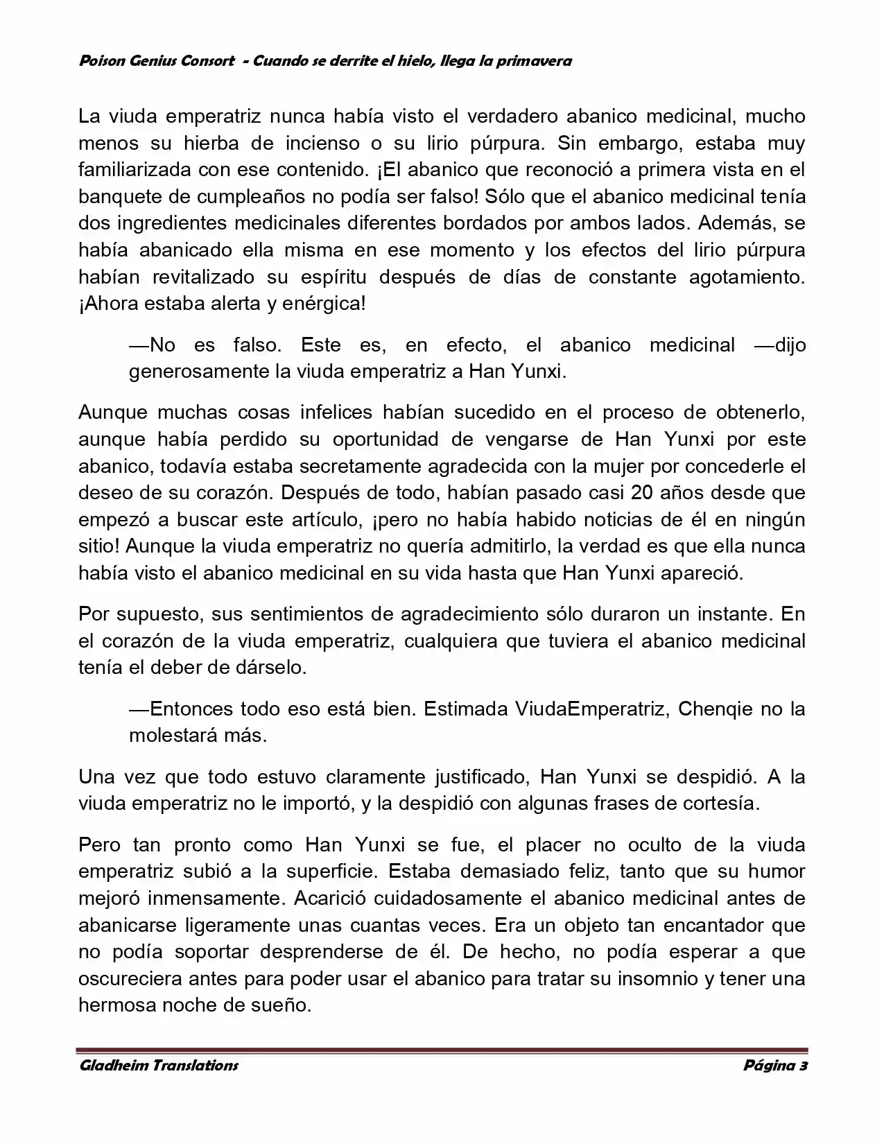 Poison Genious Consort (Novela) - Capítulo 338 - Página 3 - LectorTMOo