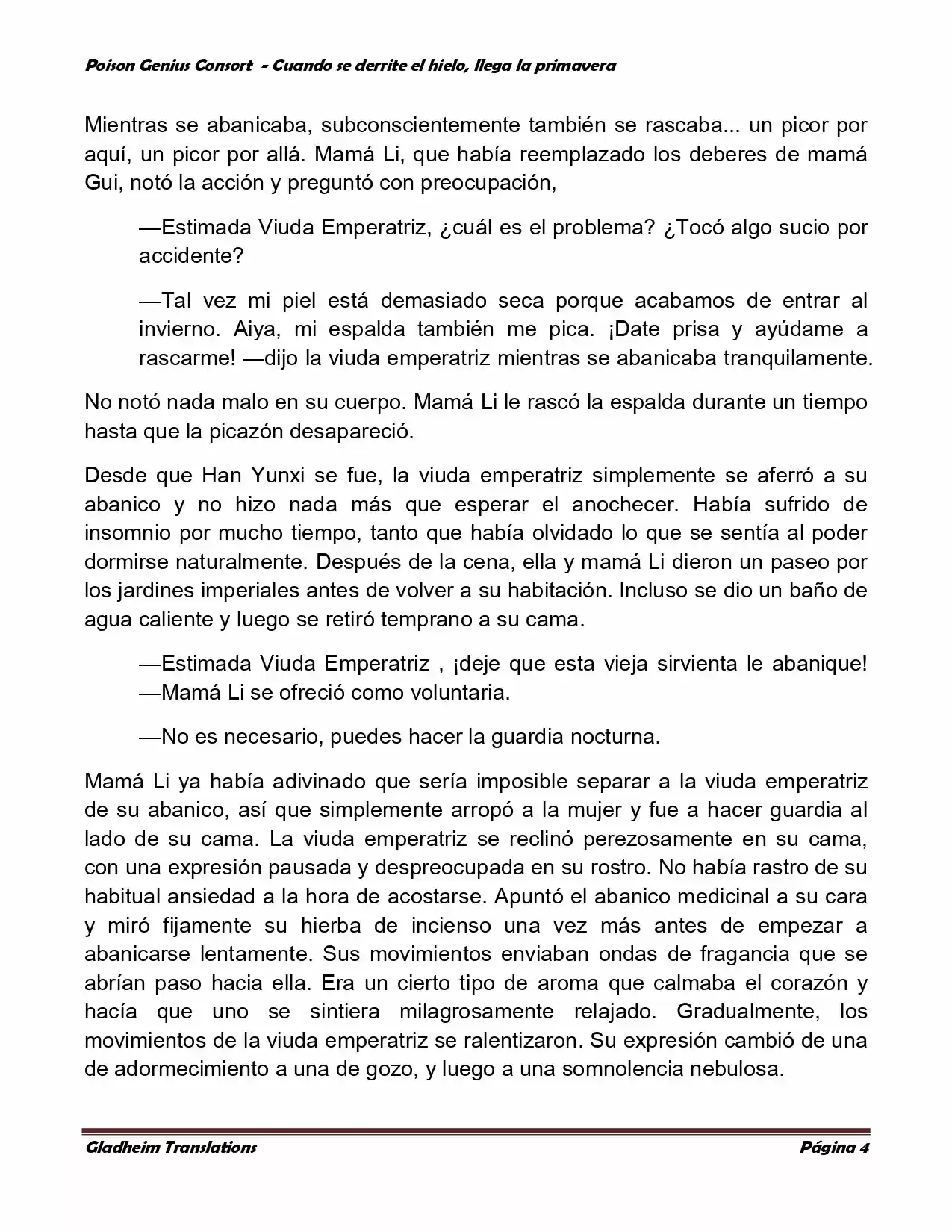 Poison Genious Consort (Novela) - Capítulo 338 - Página 4 - LectorTMOo