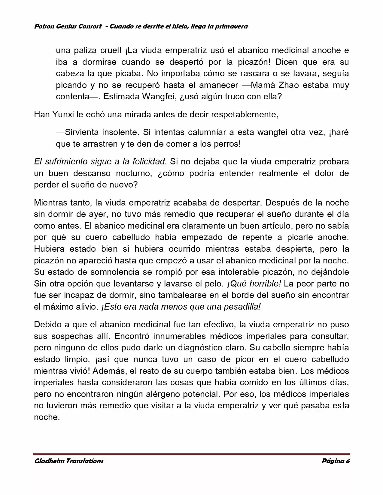 Poison Genious Consort (Novela) - Capítulo 338 - Página 6 - LectorTMOo