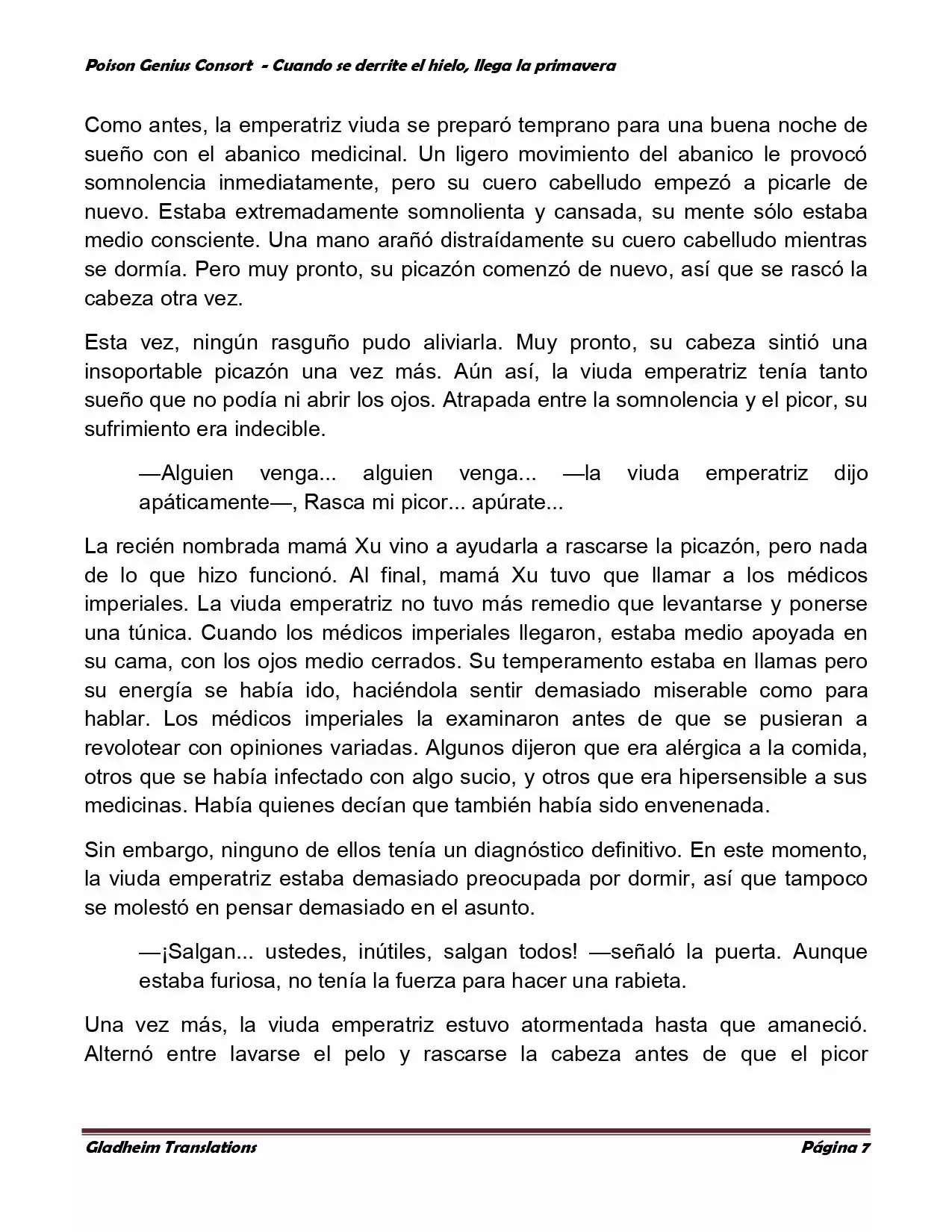 Poison Genious Consort (Novela) - Capítulo 338 - Página 7 - LectorTMOo