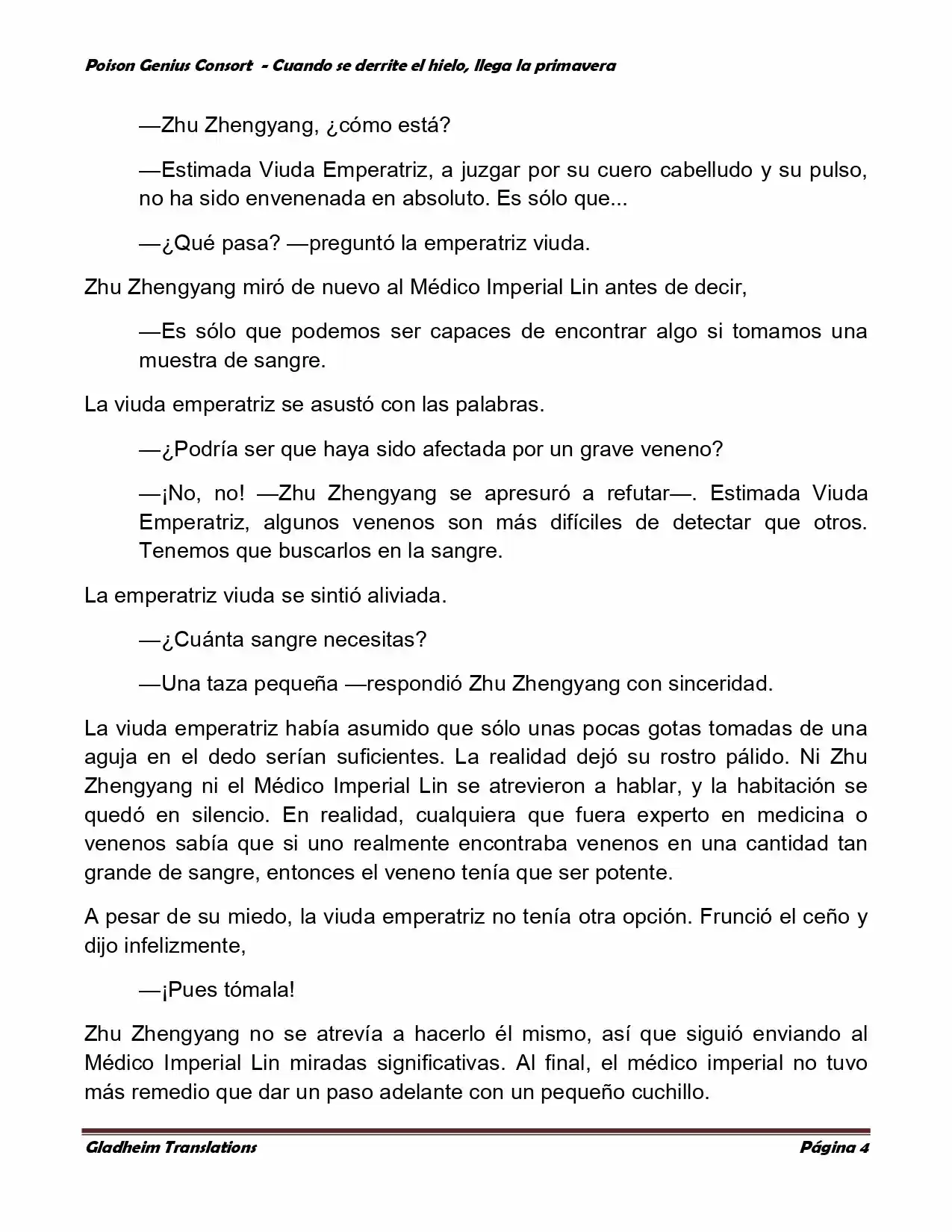 Poison Genious Consort (Novela) - Capítulo 339 - Página 4 - LectorTMOo