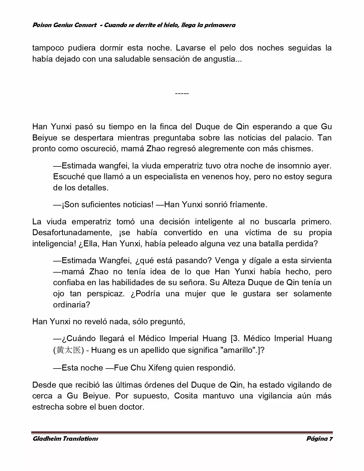 Poison Genious Consort (Novela) - Capítulo 339 - Página 7 - LectorTMOo