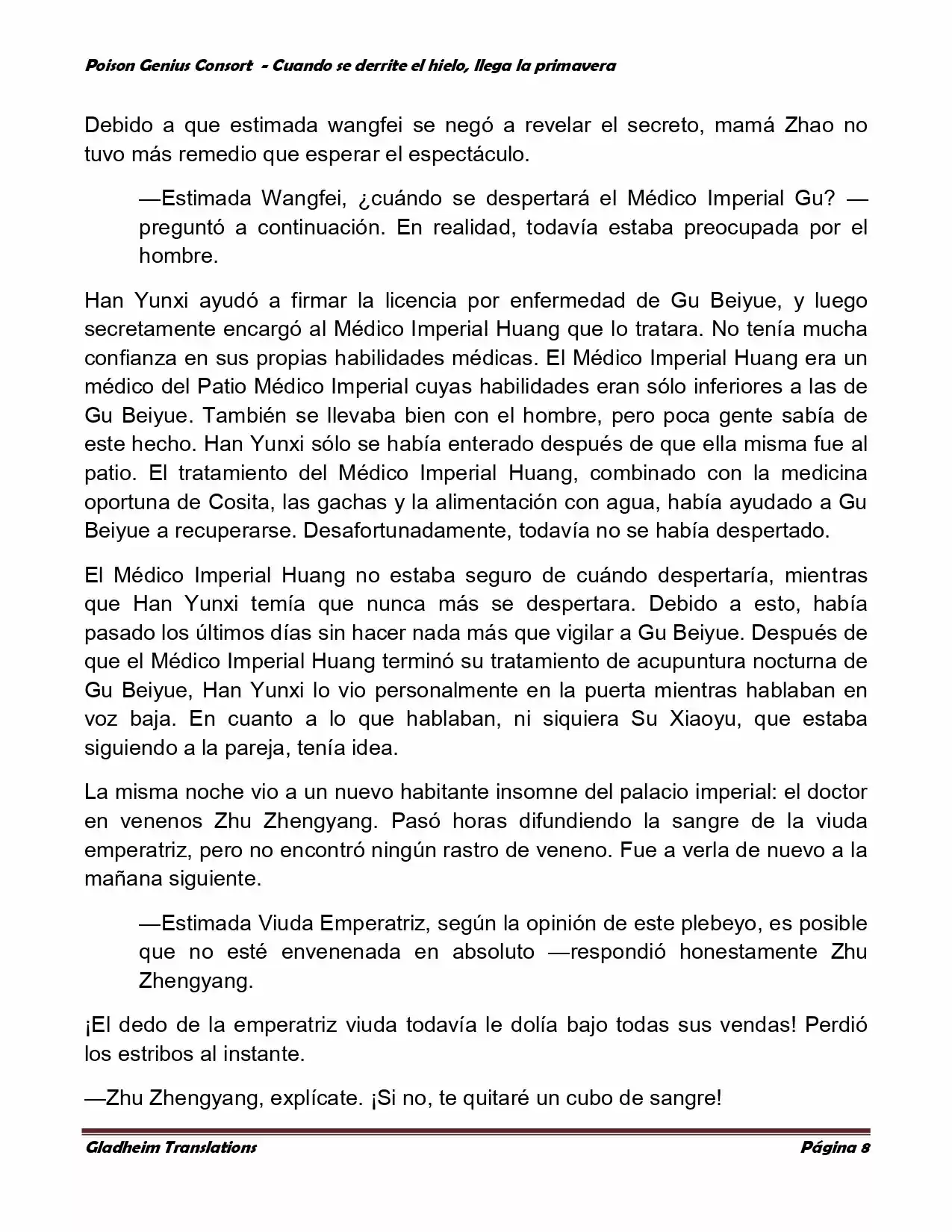 Poison Genious Consort (Novela) - Capítulo 339 - Página 8 - LectorTMOo