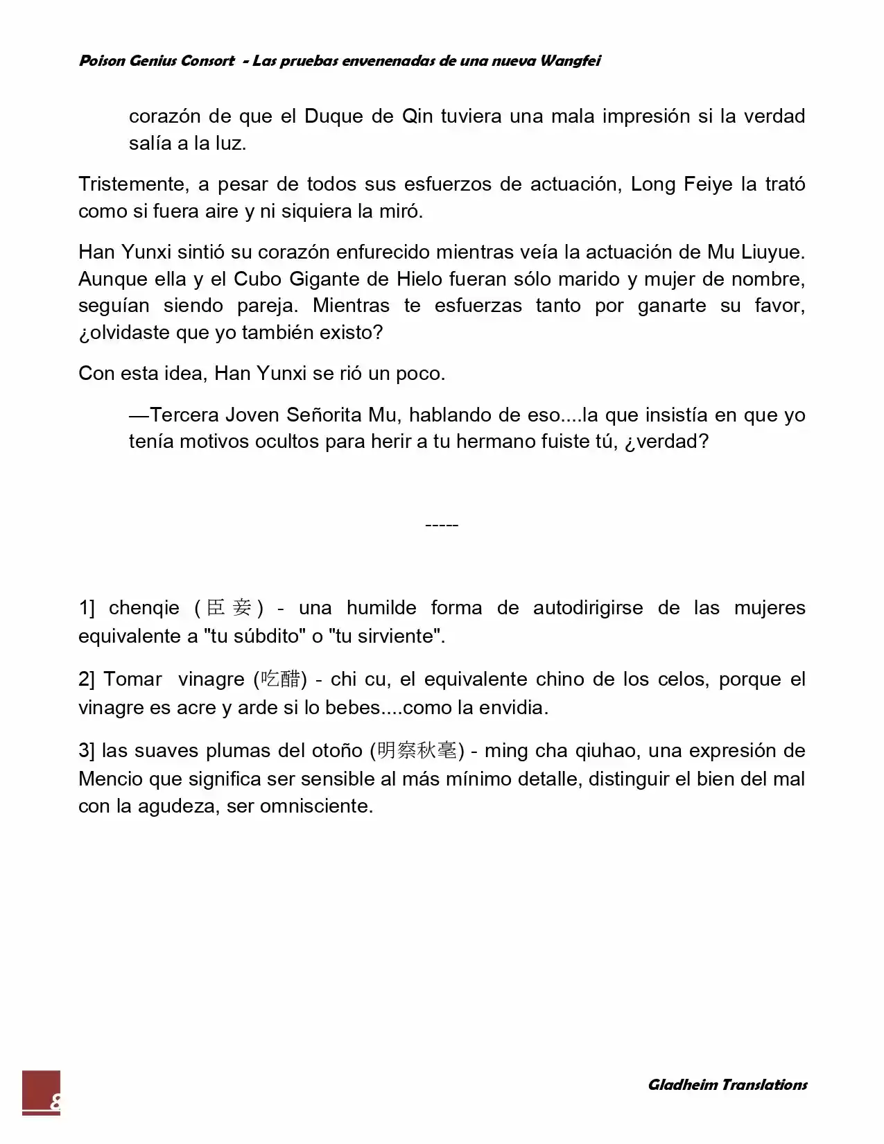 Poison Genious Consort (Novela) - Capítulo 34 - Página 8 - LectorTMOo