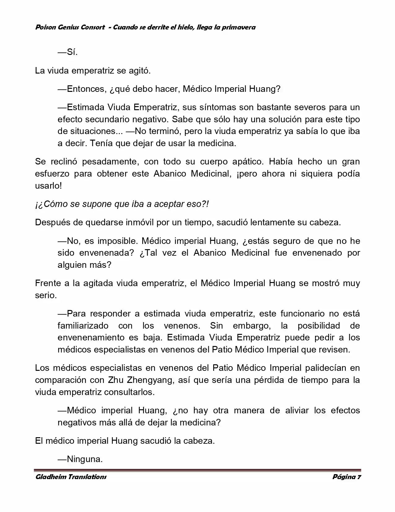 Poison Genious Consort (Novela) - Capítulo 340 - Página 7 - LectorTMOo