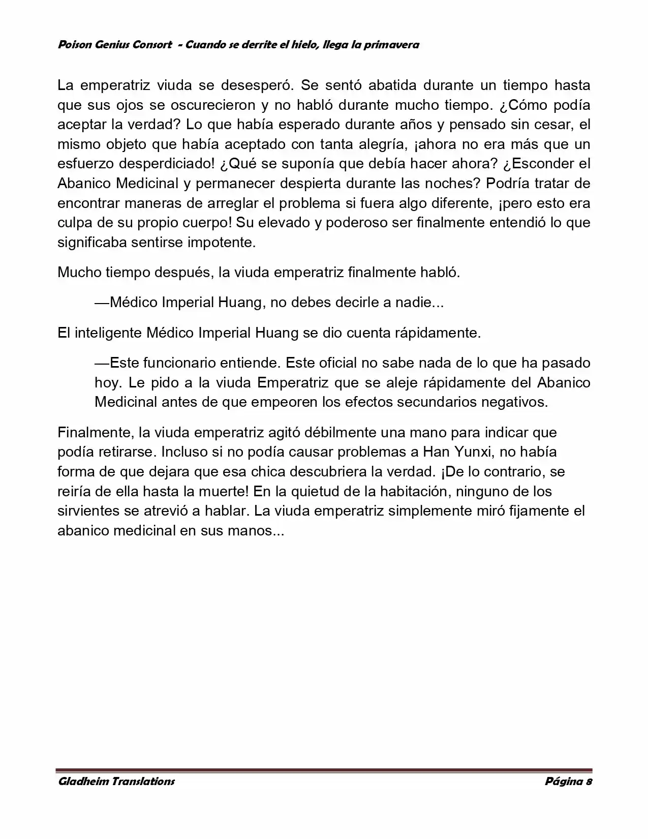 Poison Genious Consort (Novela) - Capítulo 340 - Página 8 - LectorTMOo