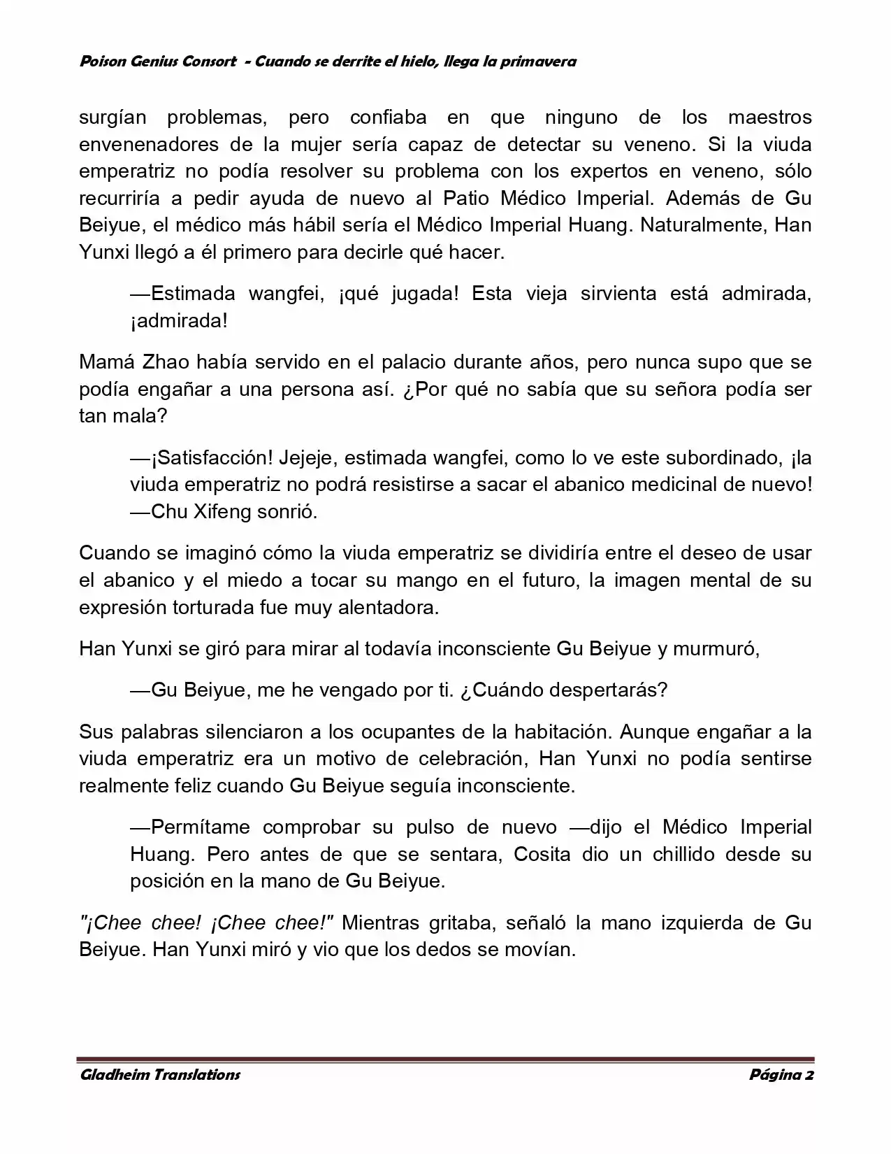 Poison Genious Consort (Novela) - Capítulo 341 - Página 2 - LectorTMOo
