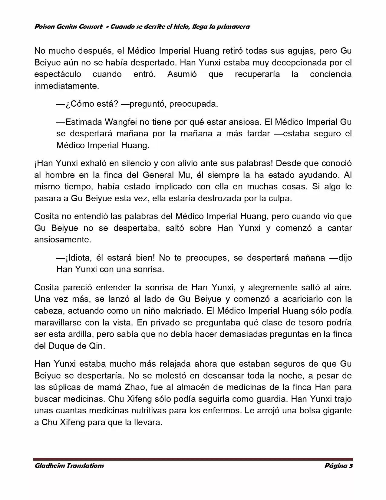 Poison Genious Consort (Novela) - Capítulo 341 - Página 5 - LectorTMOo