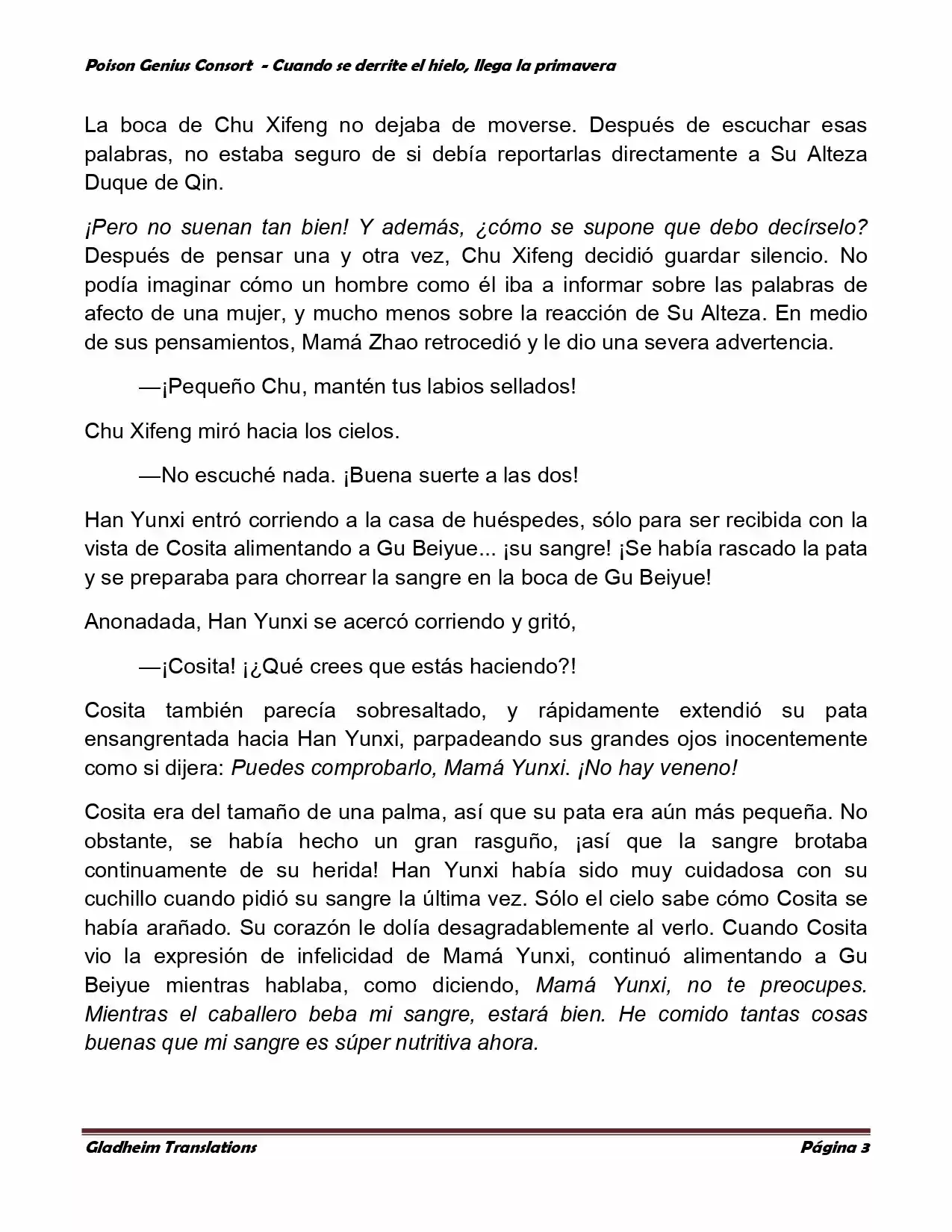 Poison Genious Consort (Novela) - Capítulo 342 - Página 3 - LectorTMOo