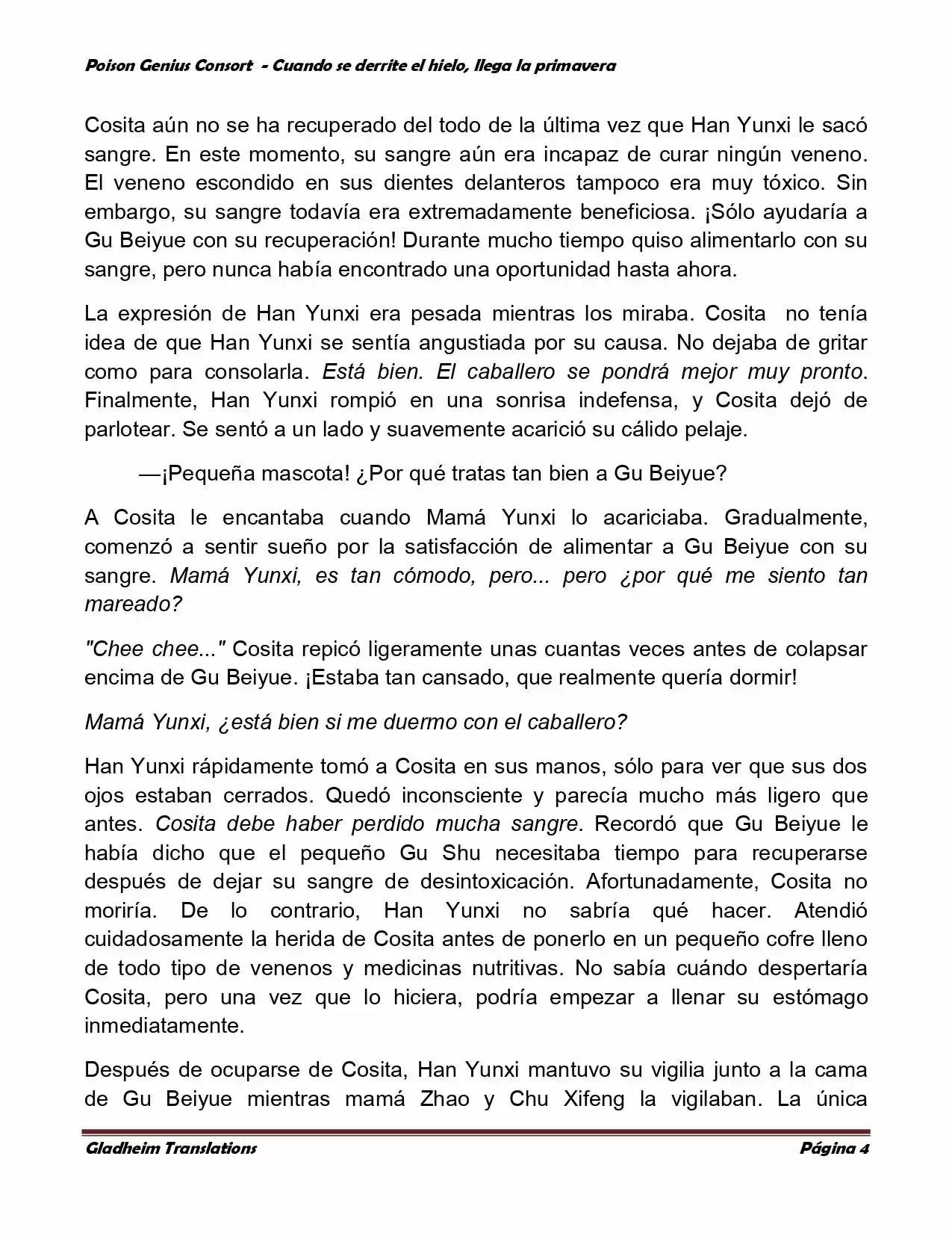 Poison Genious Consort (Novela) - Capítulo 342 - Página 4 - LectorTMOo