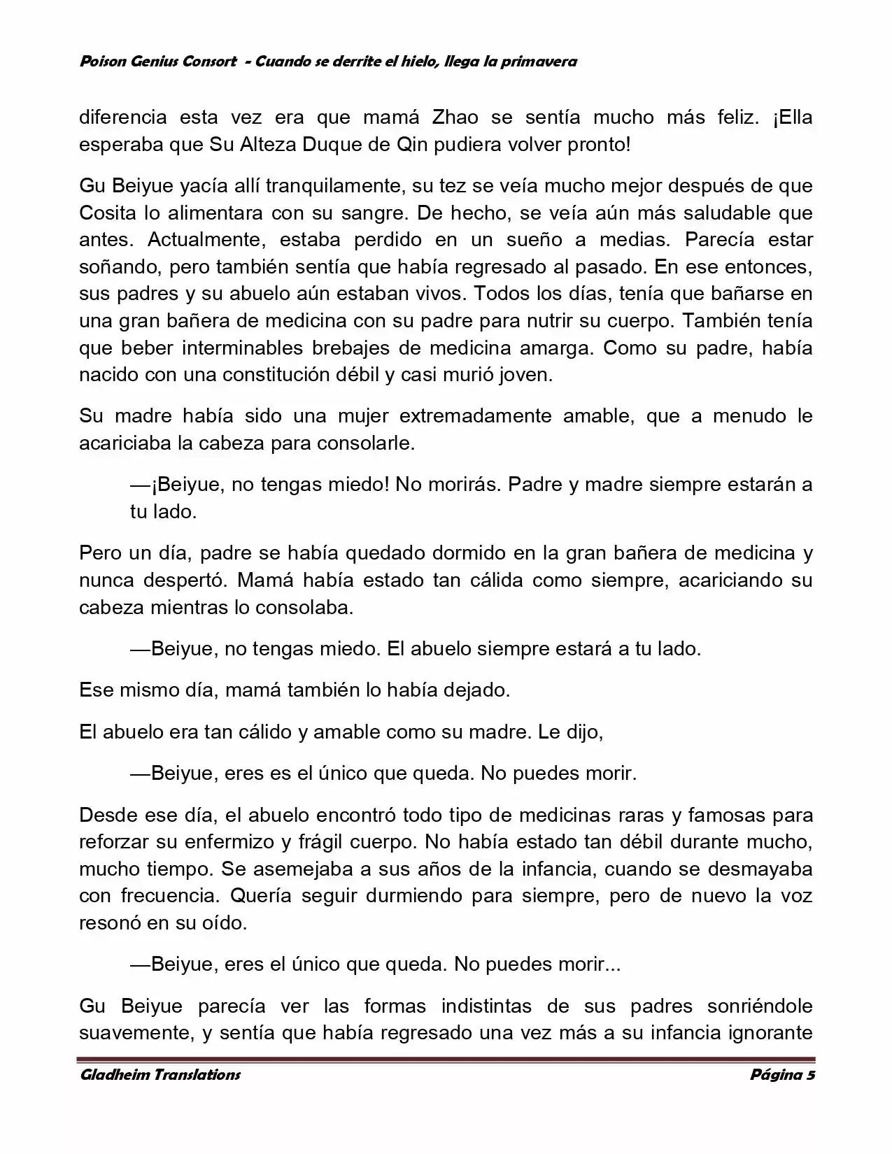 Poison Genious Consort (Novela) - Capítulo 342 - Página 5 - LectorTMOo