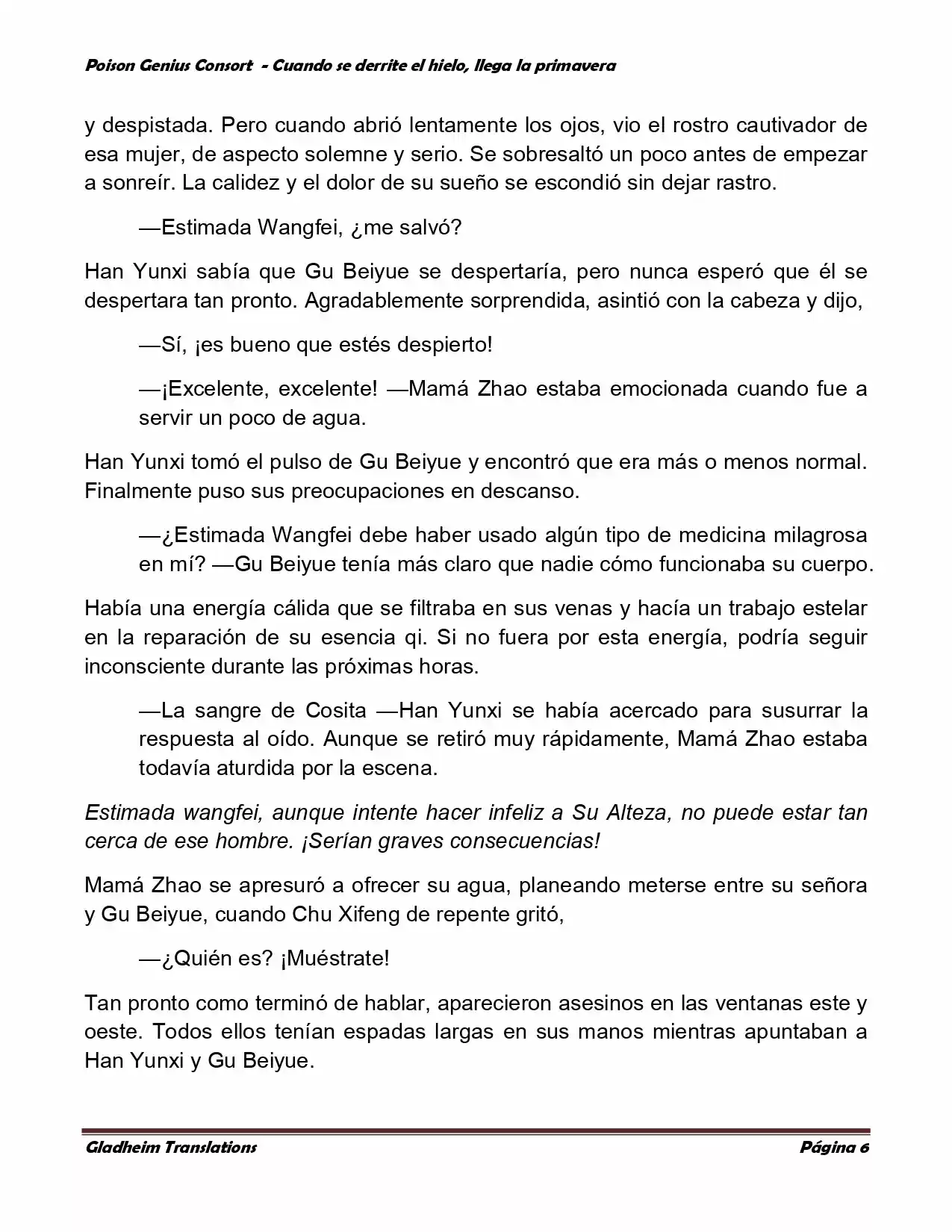 Poison Genious Consort (Novela) - Capítulo 342 - Página 6 - LectorTMOo