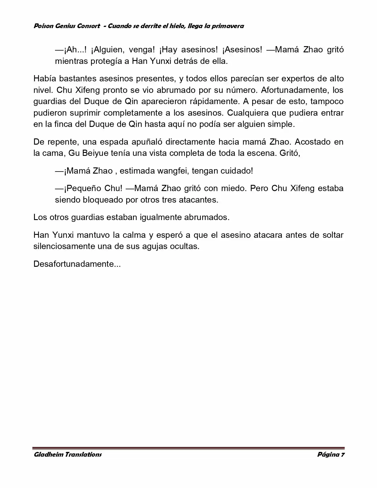 Poison Genious Consort (Novela) - Capítulo 342 - Página 7 - LectorTMOo