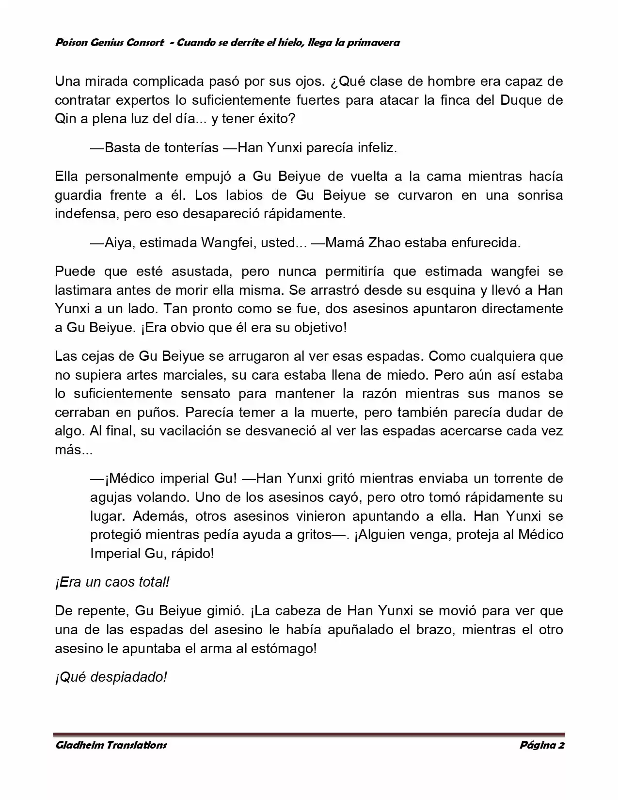 Poison Genious Consort (Novela) - Capítulo 343 - Página 2 - LectorTMOo