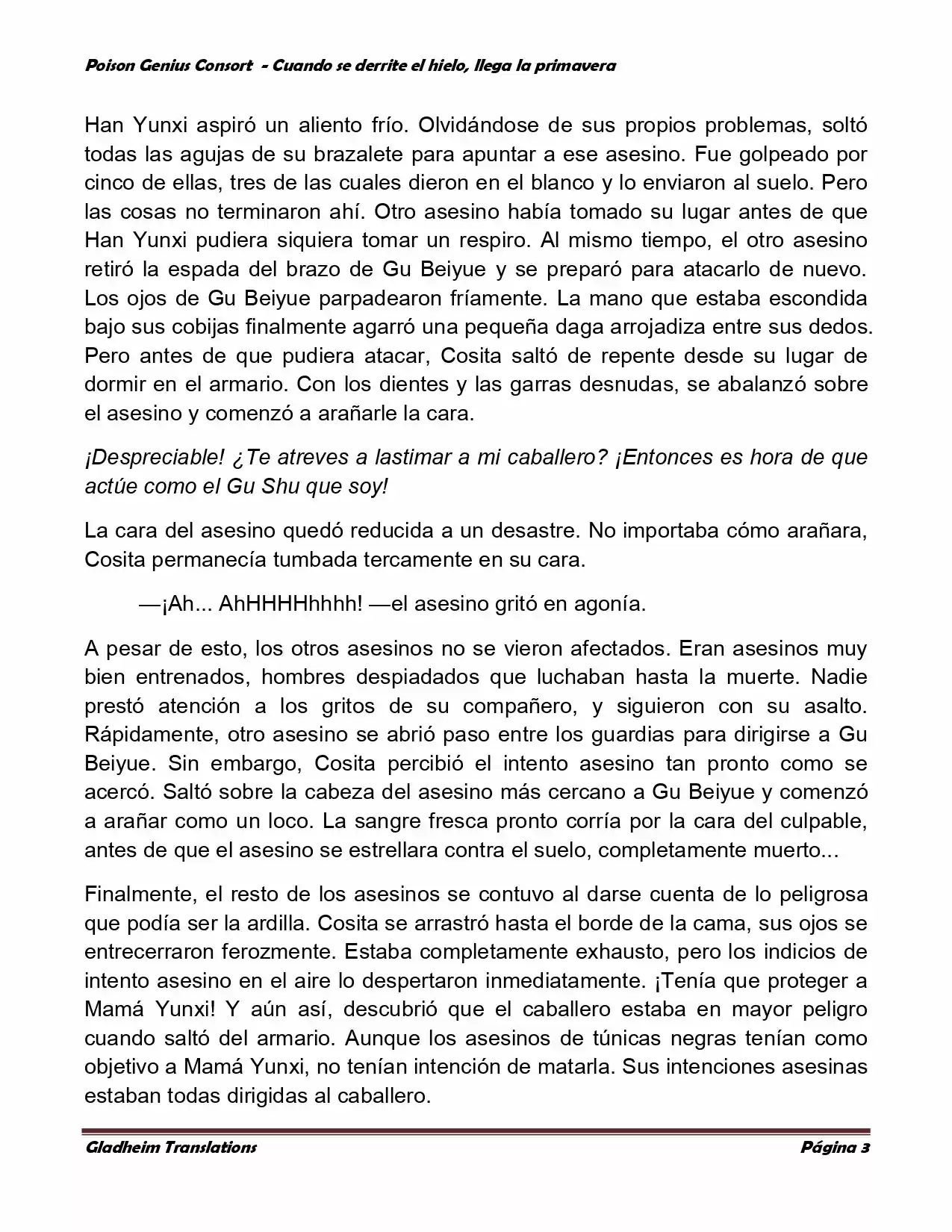 Poison Genious Consort (Novela) - Capítulo 343 - Página 3 - LectorTMOo