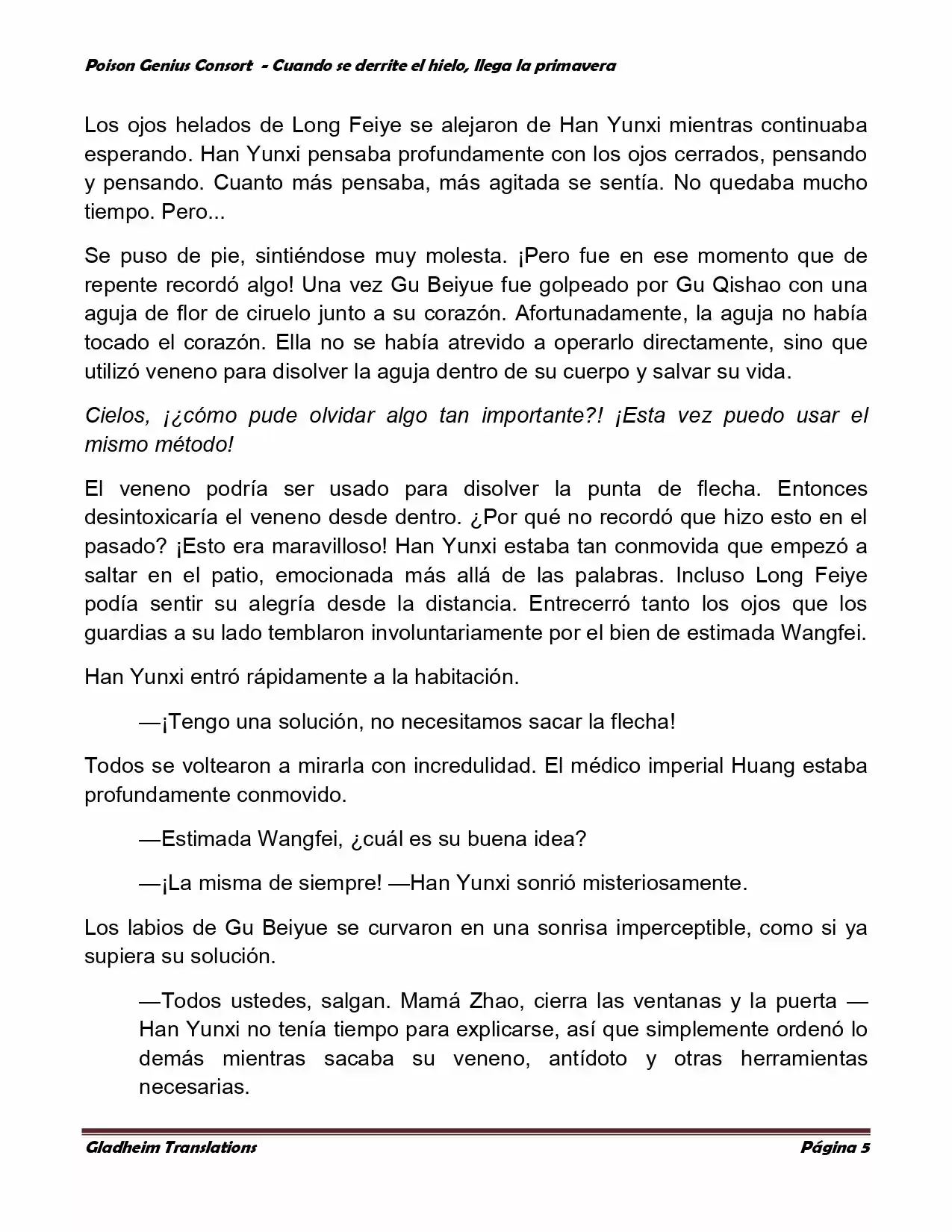 Poison Genious Consort (Novela) - Capítulo 344 - Página 5 - LectorTMOo