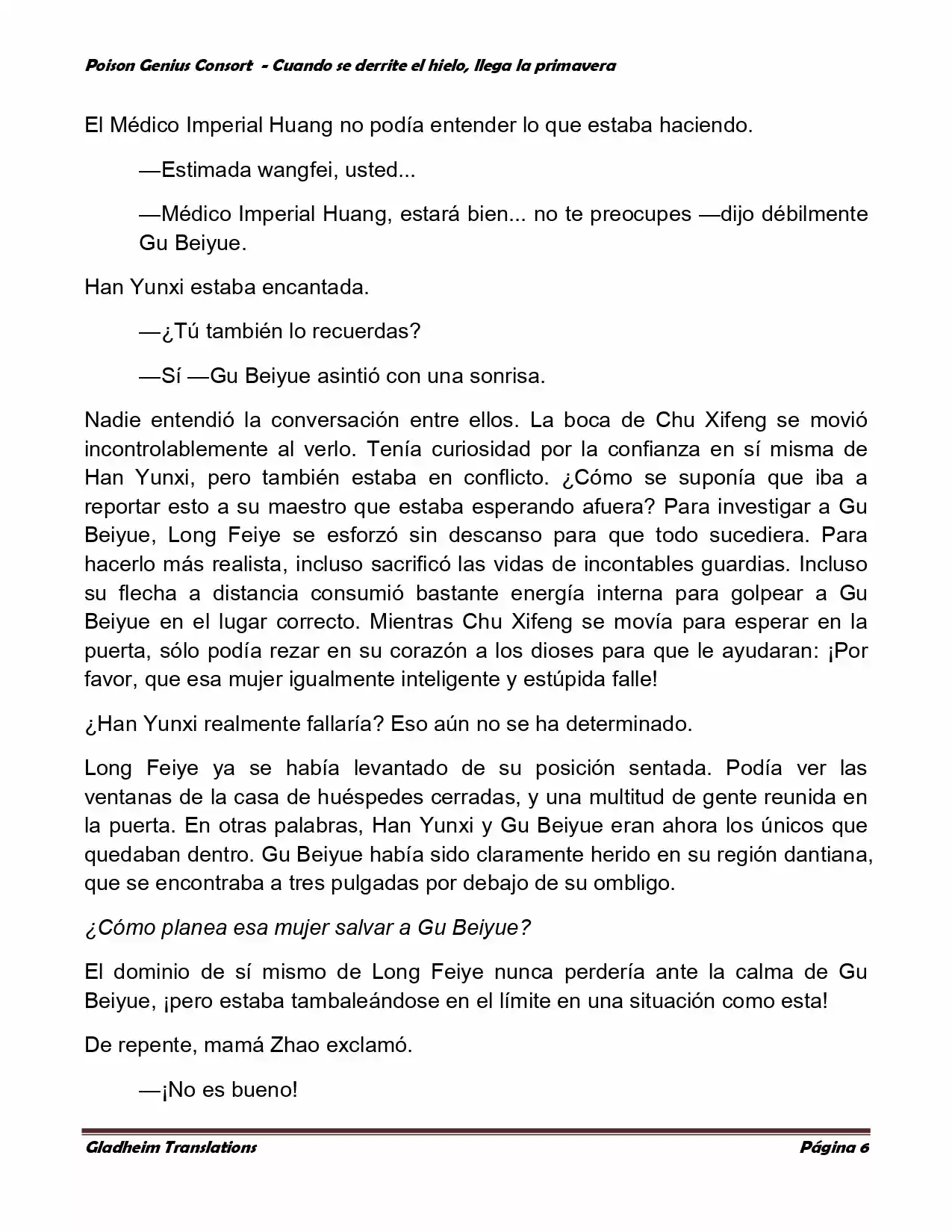 Poison Genious Consort (Novela) - Capítulo 344 - Página 6 - LectorTMOo