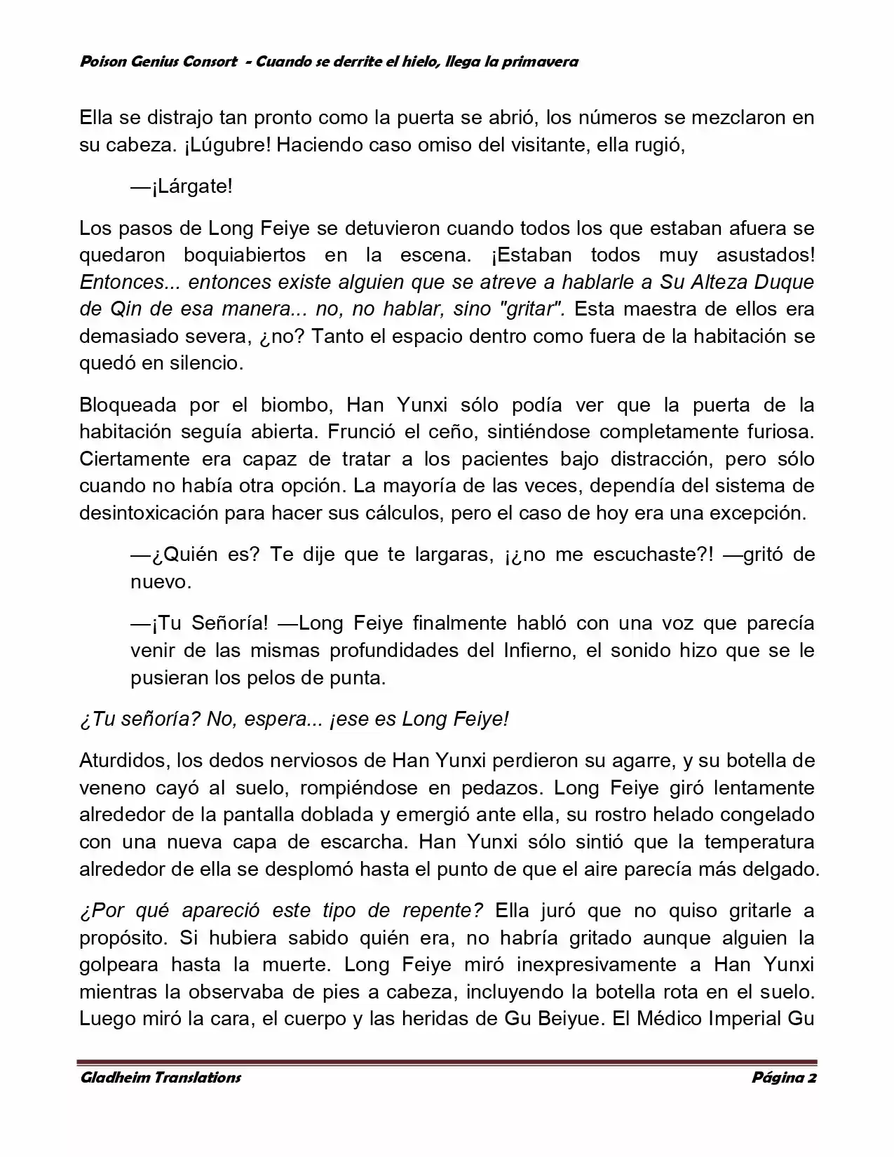Poison Genious Consort (Novela) - Capítulo 345 - Página 2 - LectorTMOo