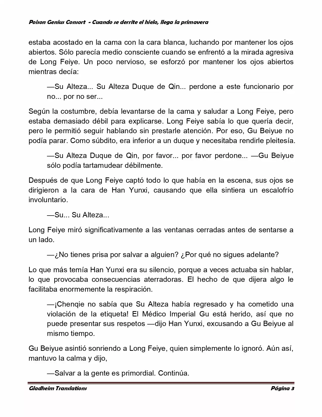 Poison Genious Consort (Novela) - Capítulo 345 - Página 3 - LectorTMOo