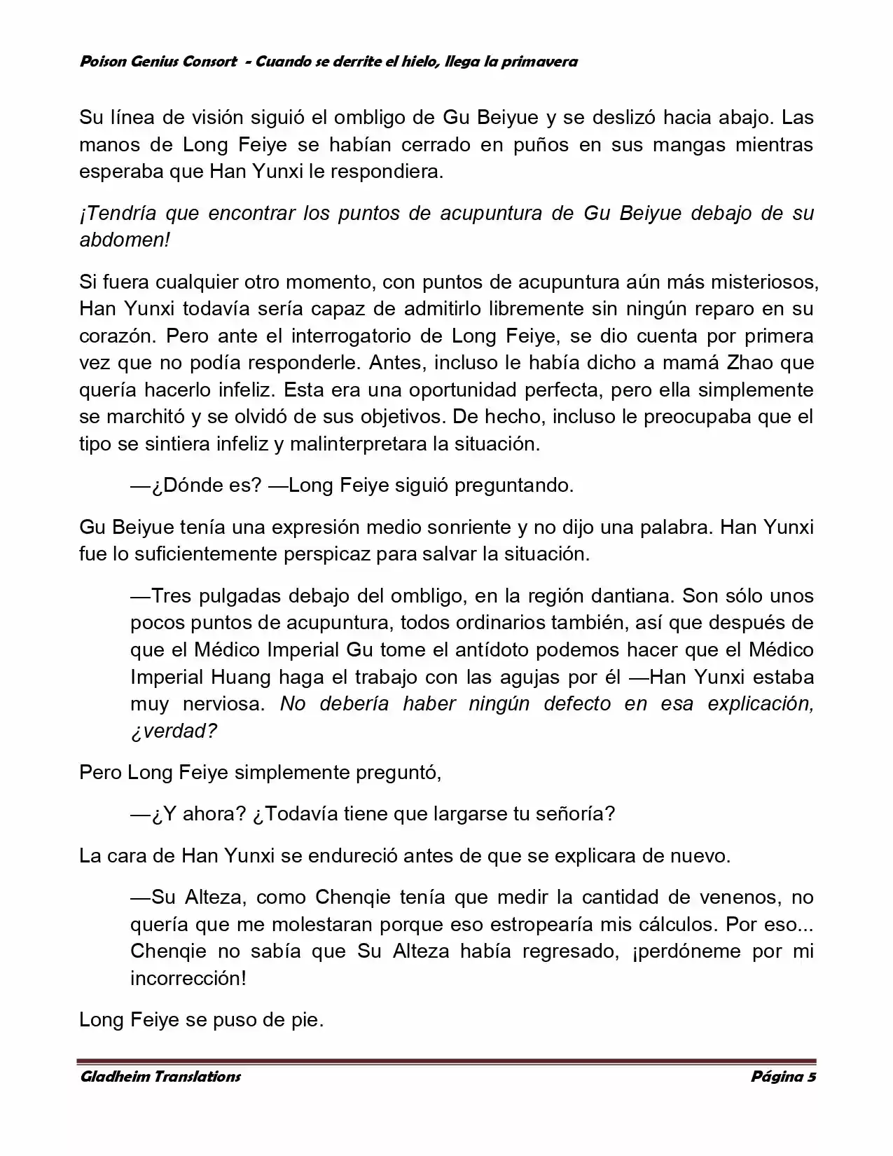 Poison Genious Consort (Novela) - Capítulo 345 - Página 5 - LectorTMOo