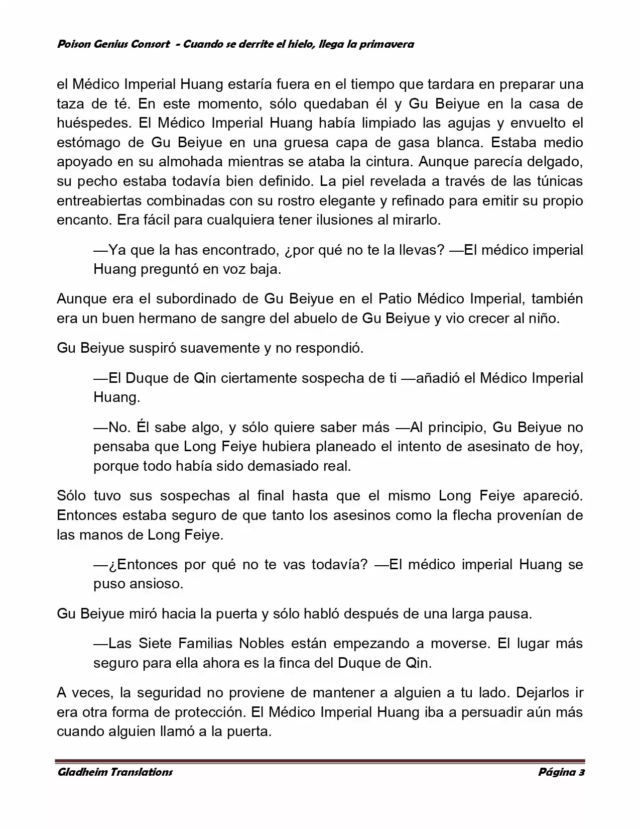 Poison Genious Consort (Novela) - Capítulo 346 - Página 3 - LectorTMOo