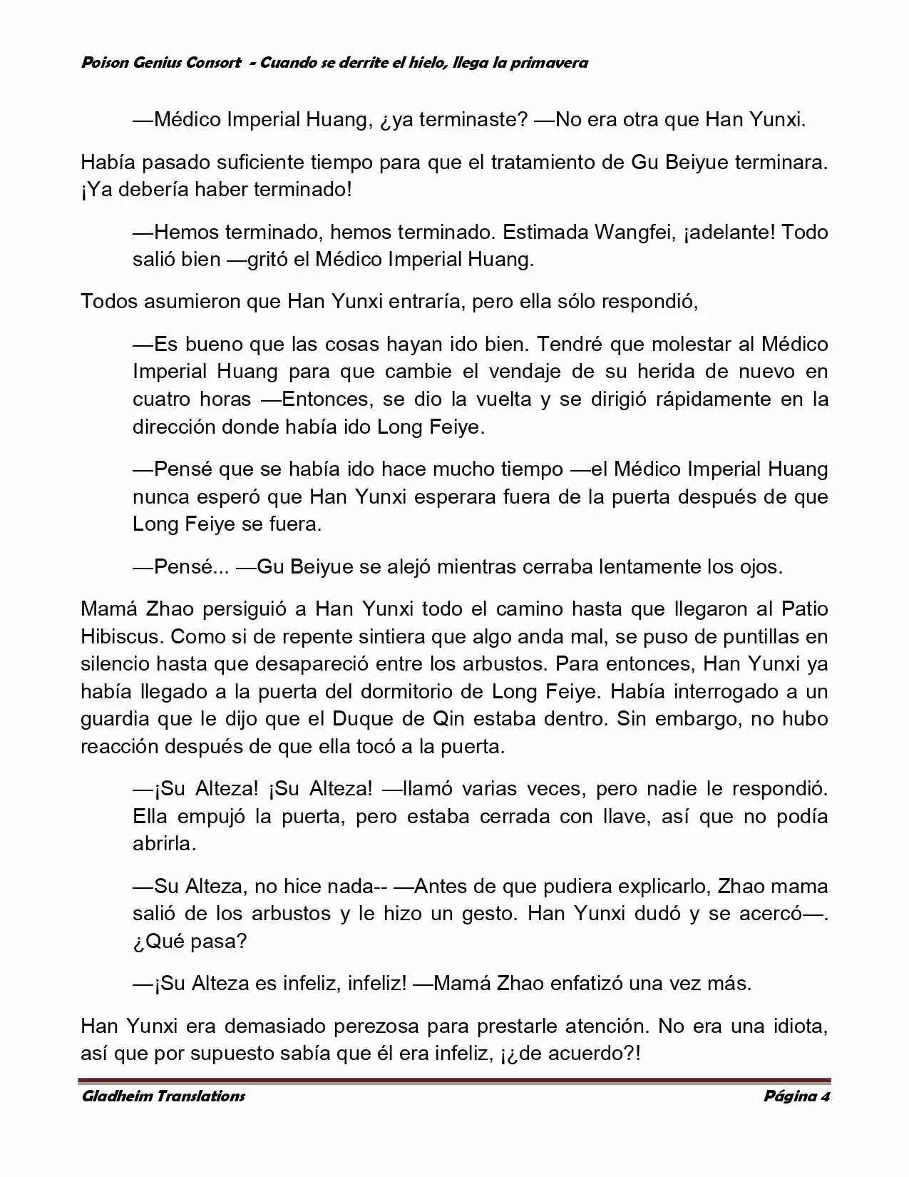 Poison Genious Consort (Novela) - Capítulo 346 - Página 4 - LectorTMOo