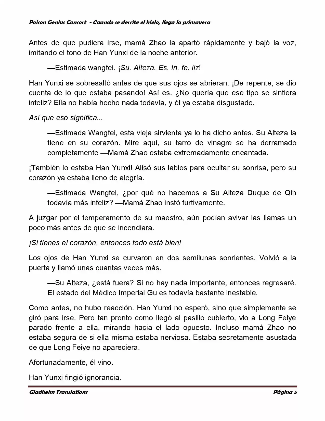 Poison Genious Consort (Novela) - Capítulo 346 - Página 5 - LectorTMOo