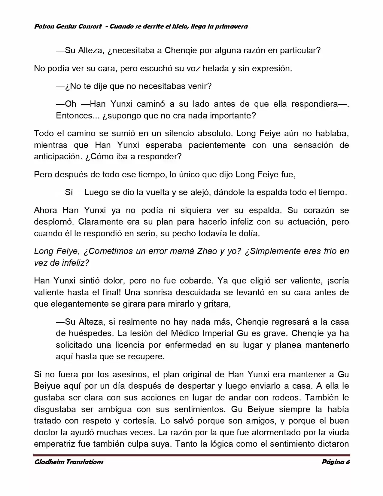 Poison Genious Consort (Novela) - Capítulo 346 - Página 6 - LectorTMOo