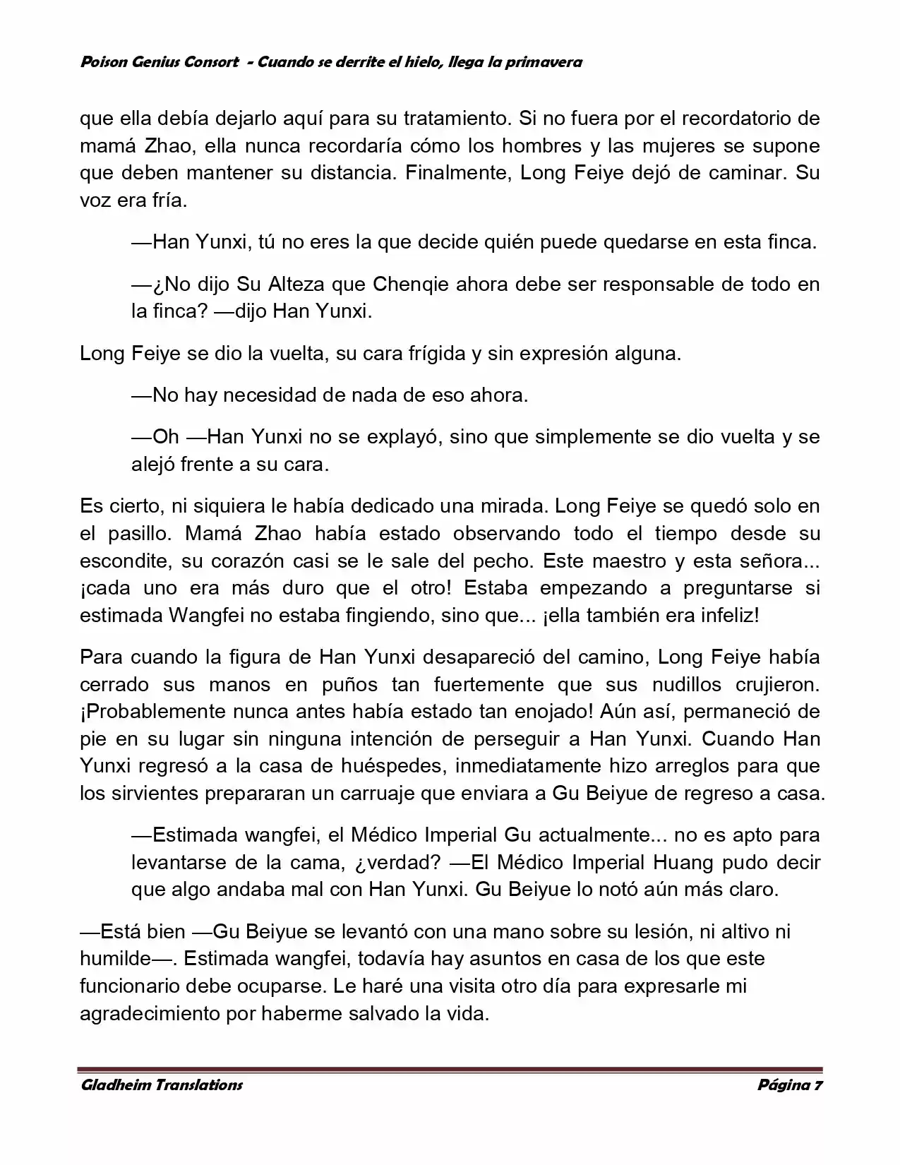 Poison Genious Consort (Novela) - Capítulo 346 - Página 7 - LectorTMOo