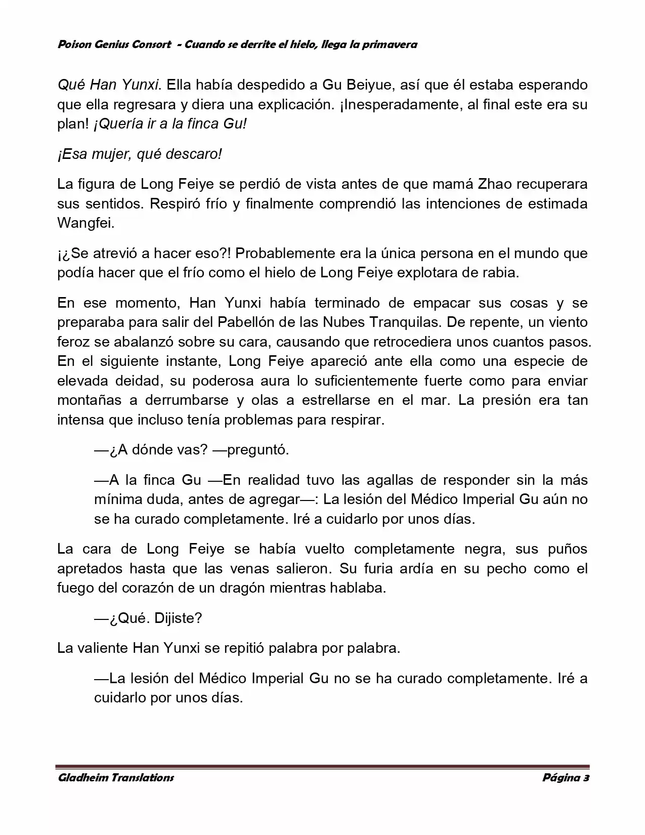 Poison Genious Consort (Novela) - Capítulo 347 - Página 3 - LectorTMOo