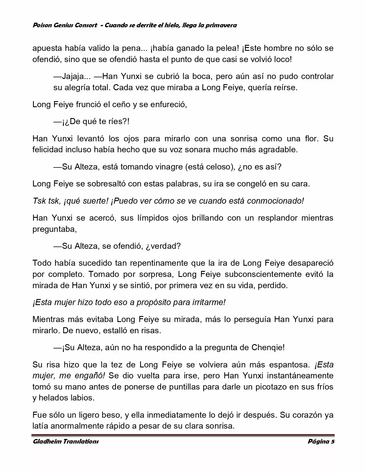 Poison Genious Consort (Novela) - Capítulo 347 - Página 5 - LectorTMOo