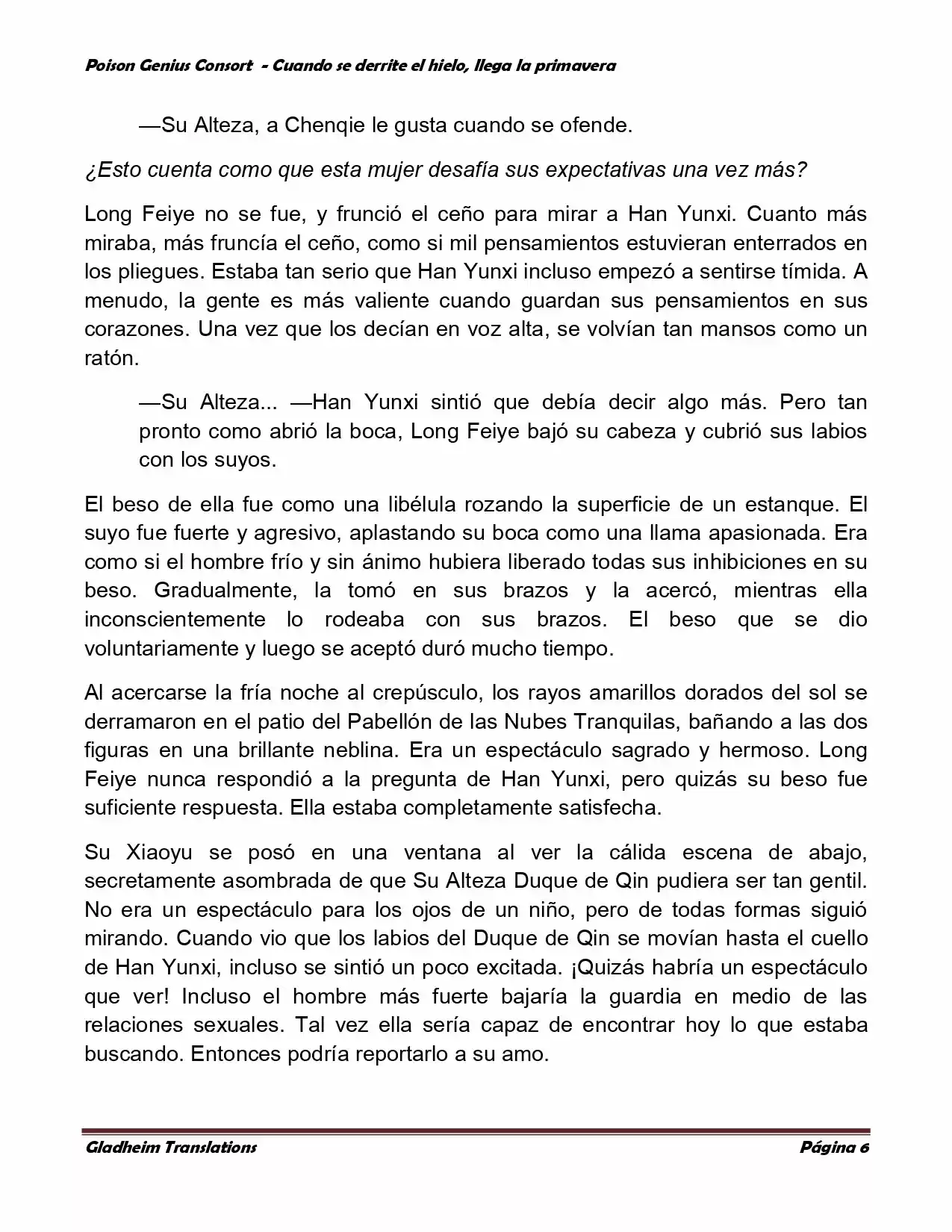 Poison Genious Consort (Novela) - Capítulo 347 - Página 6 - LectorTMOo