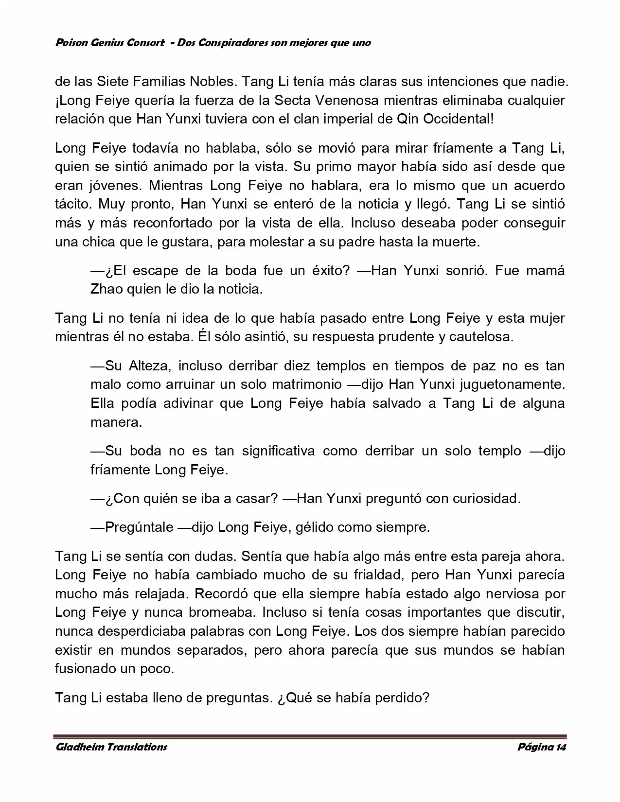 Poison Genious Consort (Novela) - Capítulo 348 - Página 13 - LectorTMOo