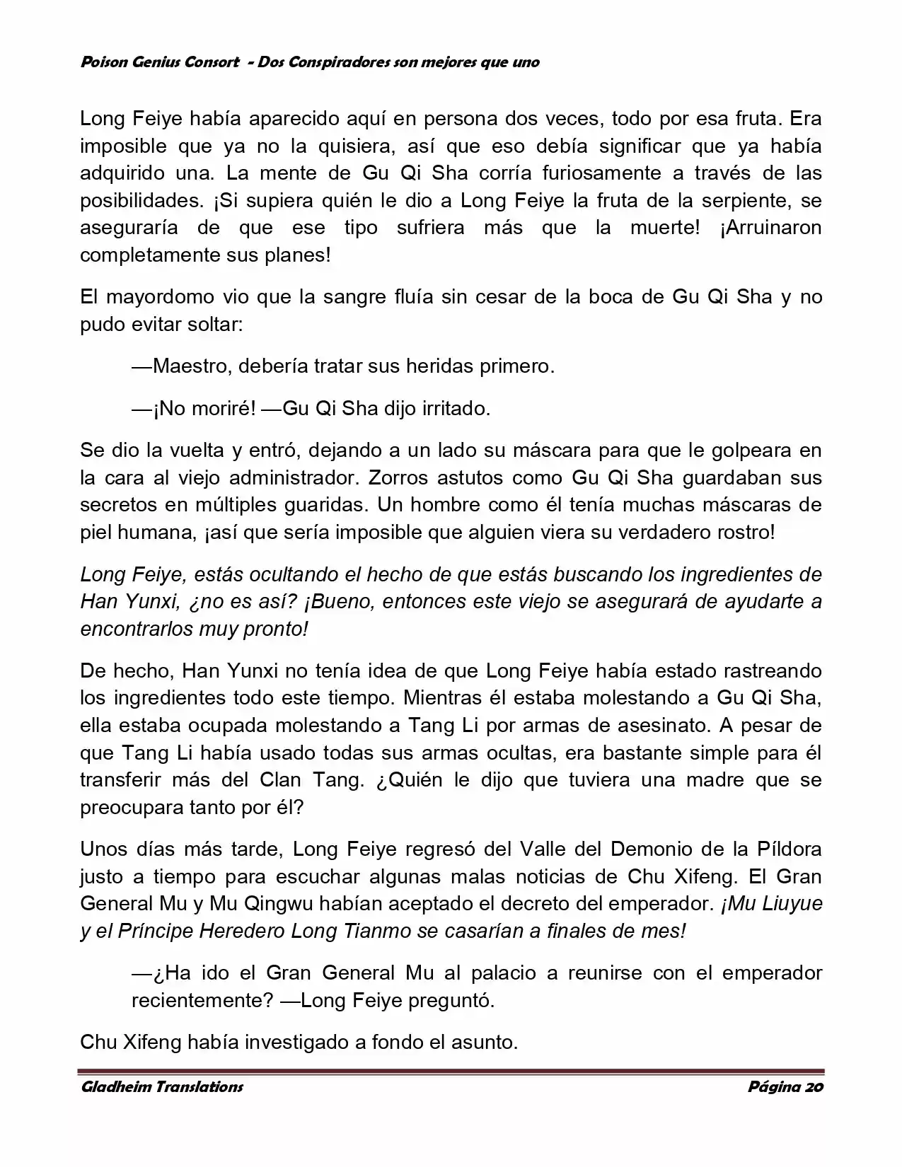 Poison Genious Consort (Novela) - Capítulo 348 - Página 19 - LectorTMOo
