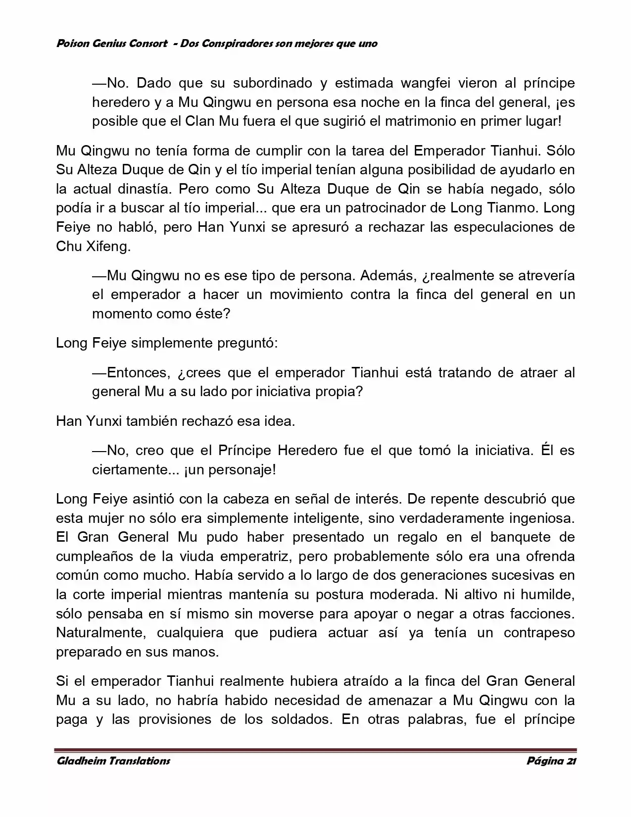 Poison Genious Consort (Novela) - Capítulo 348 - Página 20 - LectorTMOo