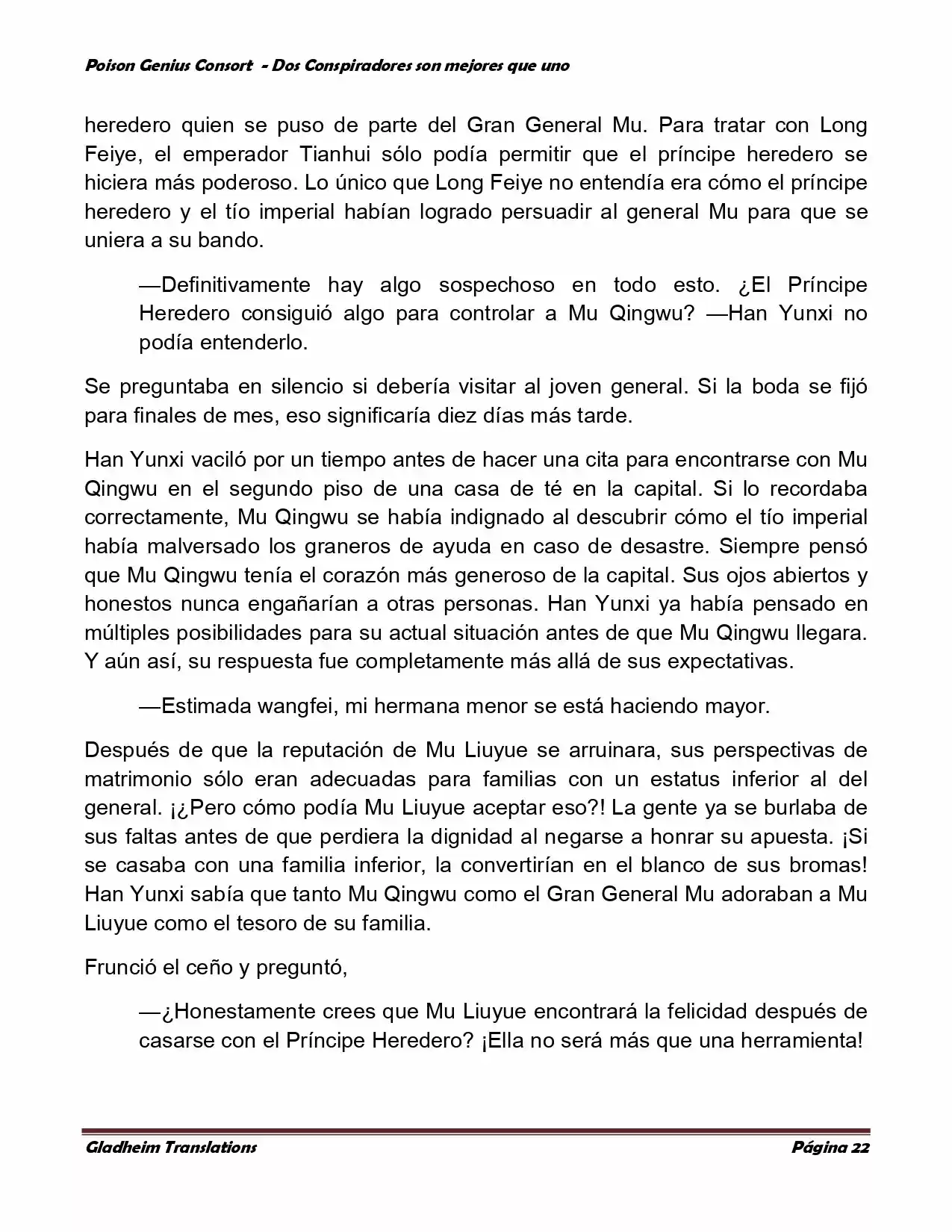 Poison Genious Consort (Novela) - Capítulo 348 - Página 21 - LectorTMOo