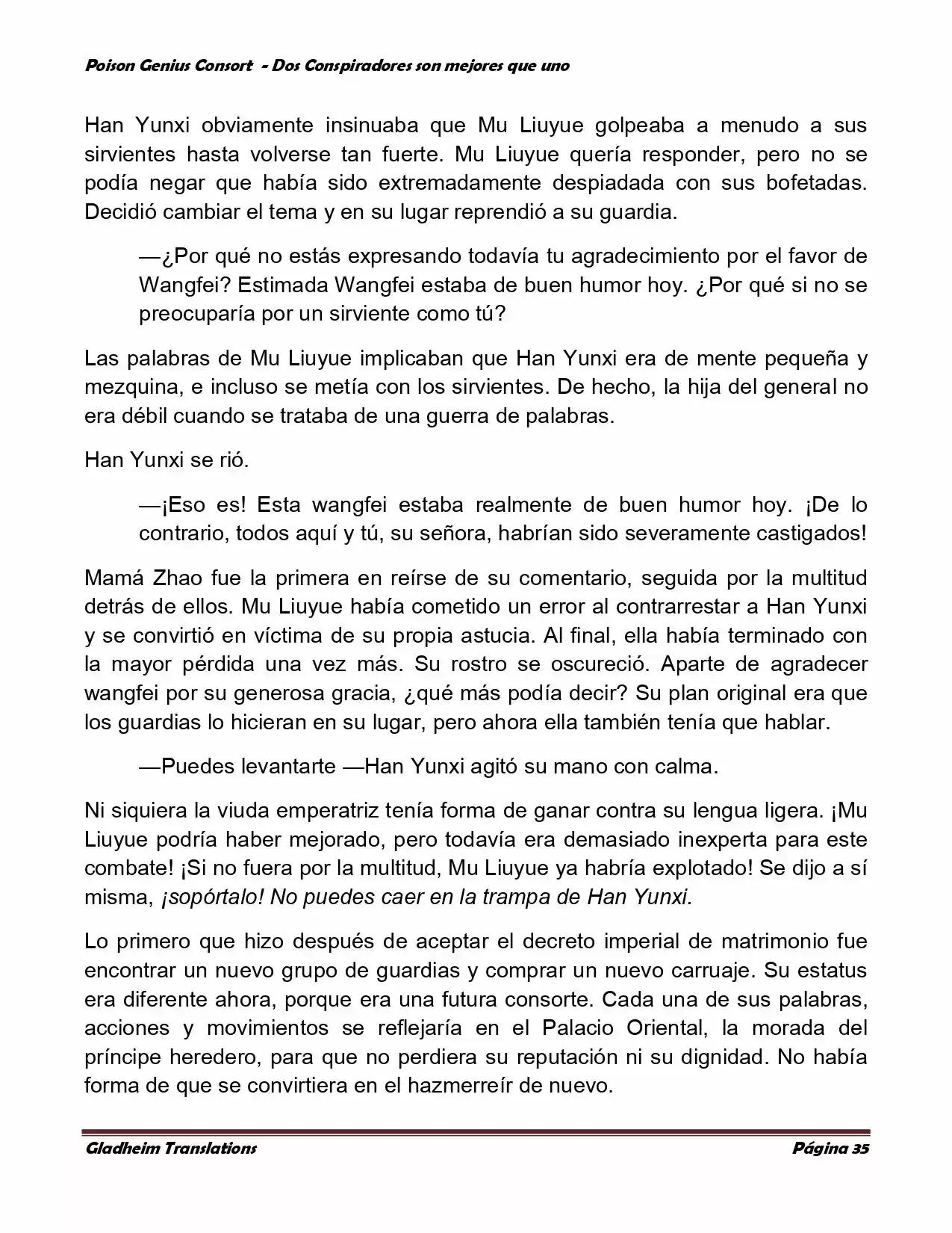 Poison Genious Consort (Novela) - Capítulo 348 - Página 34 - LectorTMOo