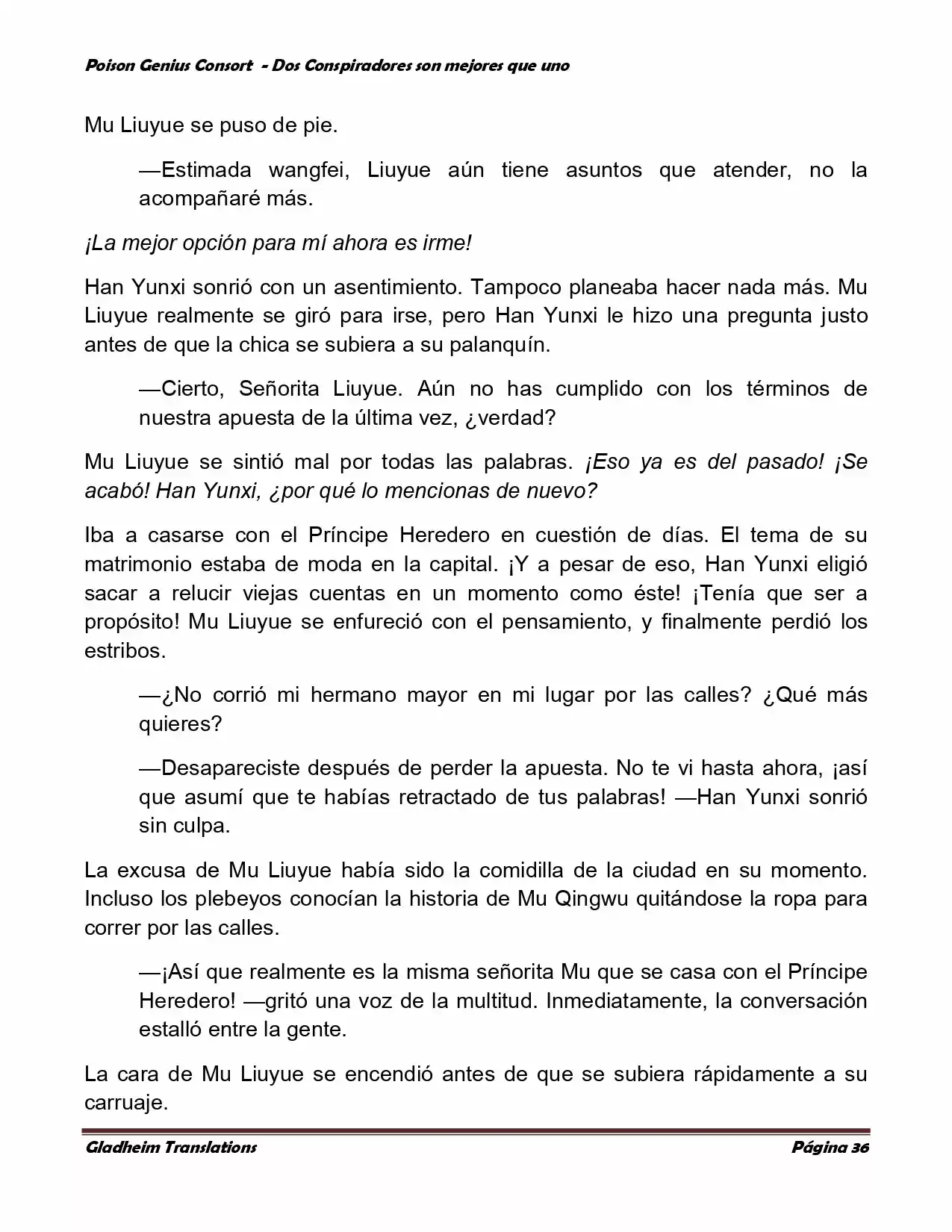 Poison Genious Consort (Novela) - Capítulo 348 - Página 35 - LectorTMOo