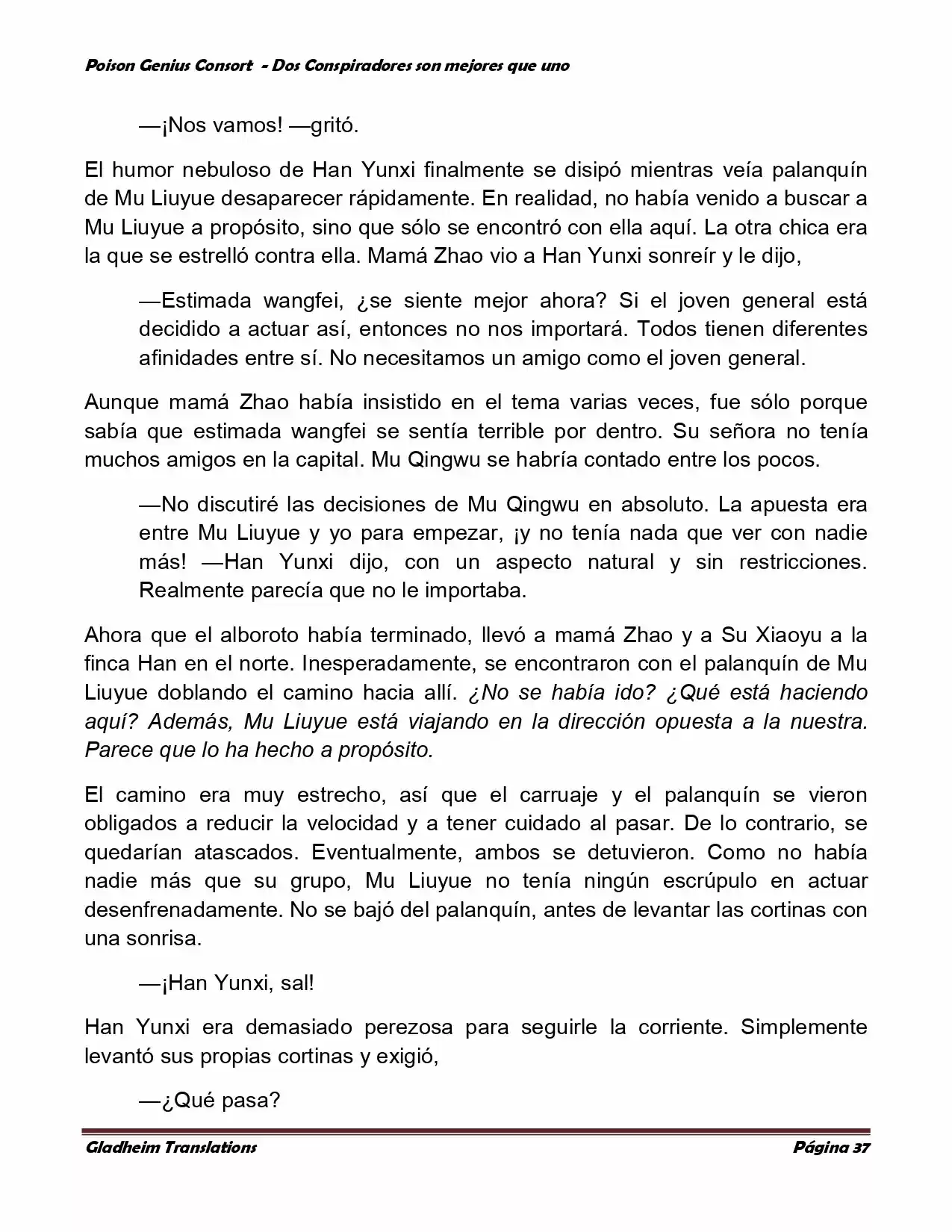 Poison Genious Consort (Novela) - Capítulo 348 - Página 36 - LectorTMOo
