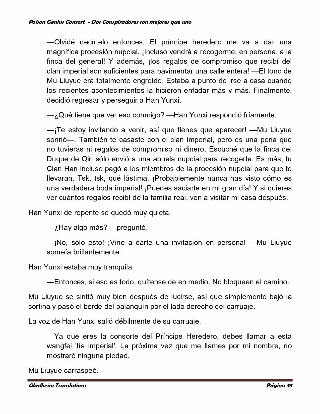 Poison Genious Consort (Novela) - Capítulo 348 - Página 37 - LectorTMOo