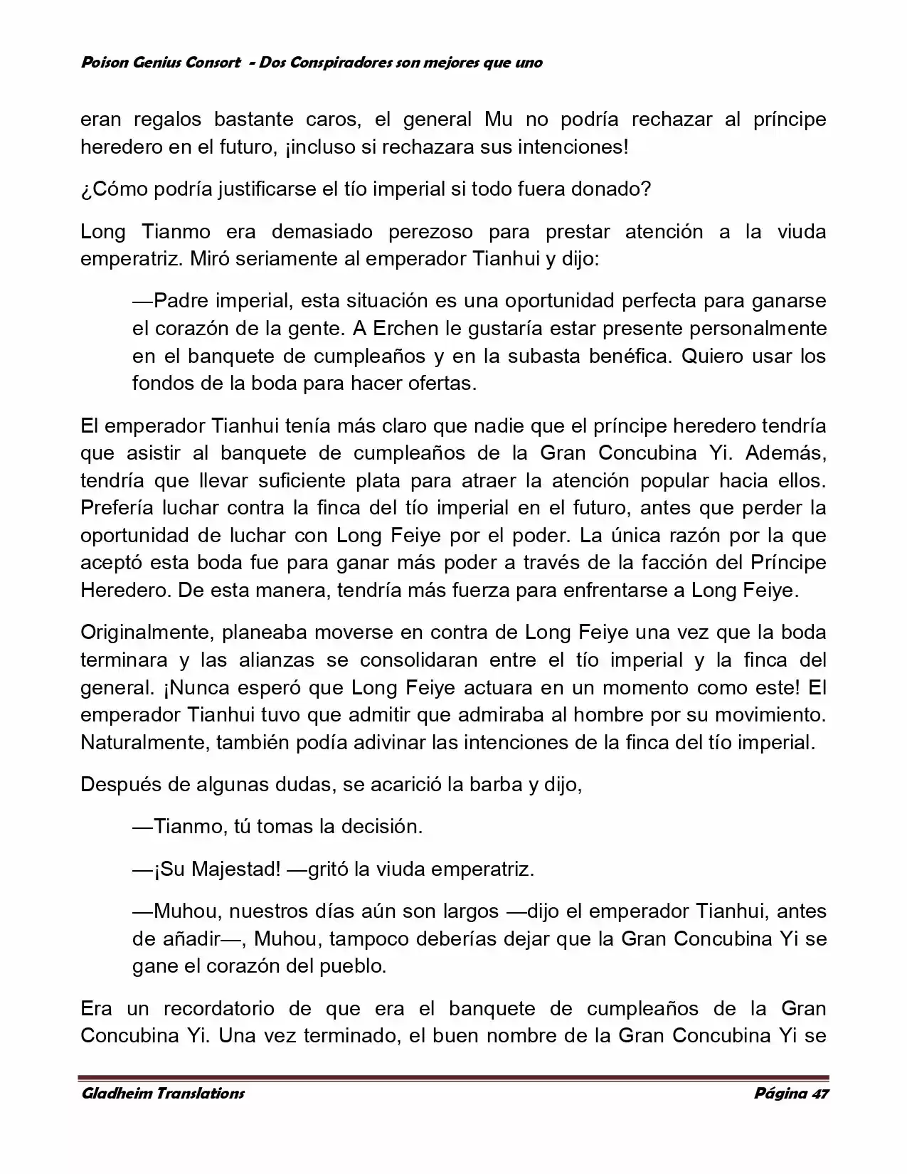Poison Genious Consort (Novela) - Capítulo 348 - Página 45 - LectorTMOo