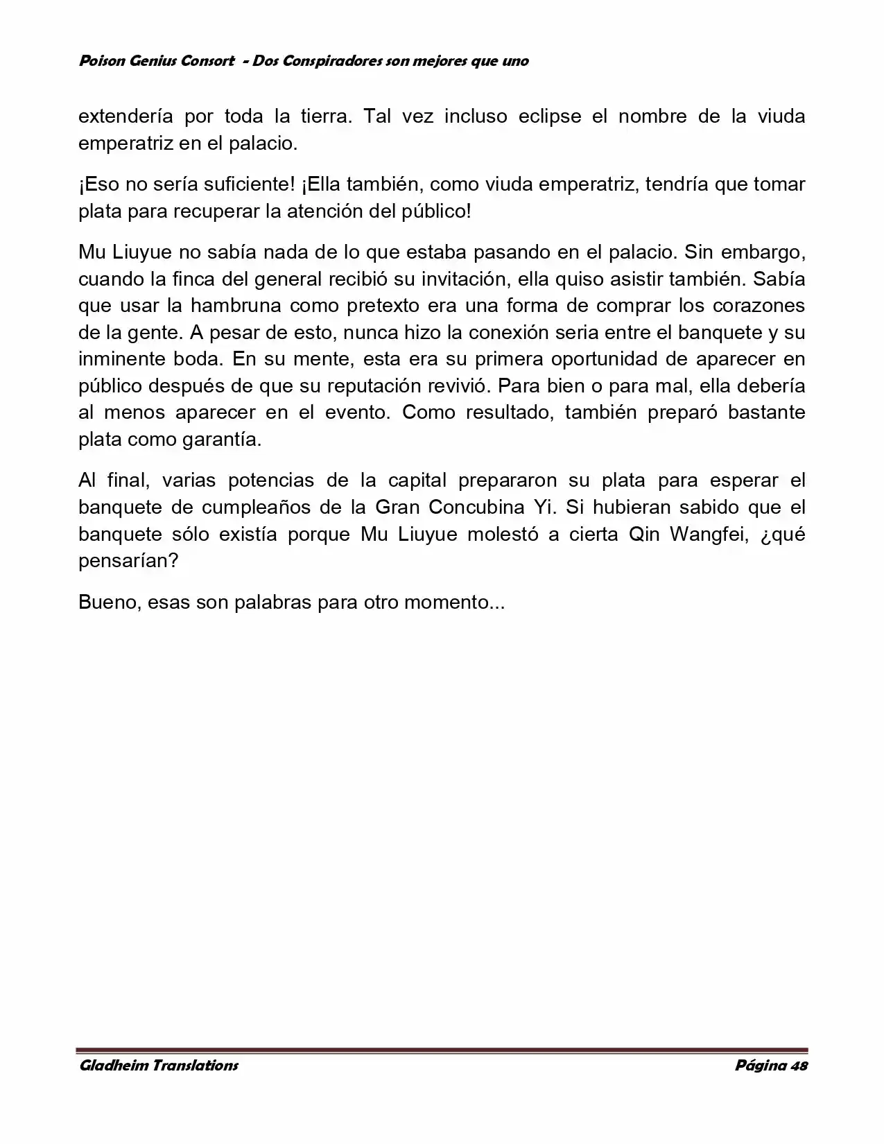 Poison Genious Consort (Novela) - Capítulo 348 - Página 46 - LectorTMOo