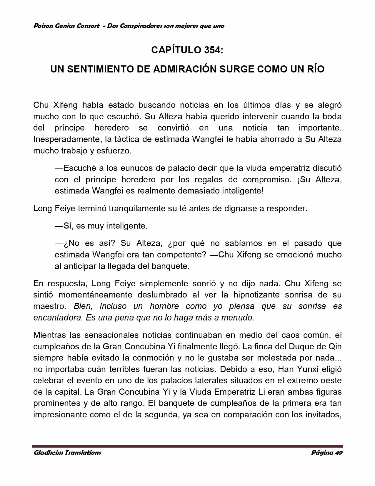 Poison Genious Consort (Novela) - Capítulo 348 - Página 47 - LectorTMOo