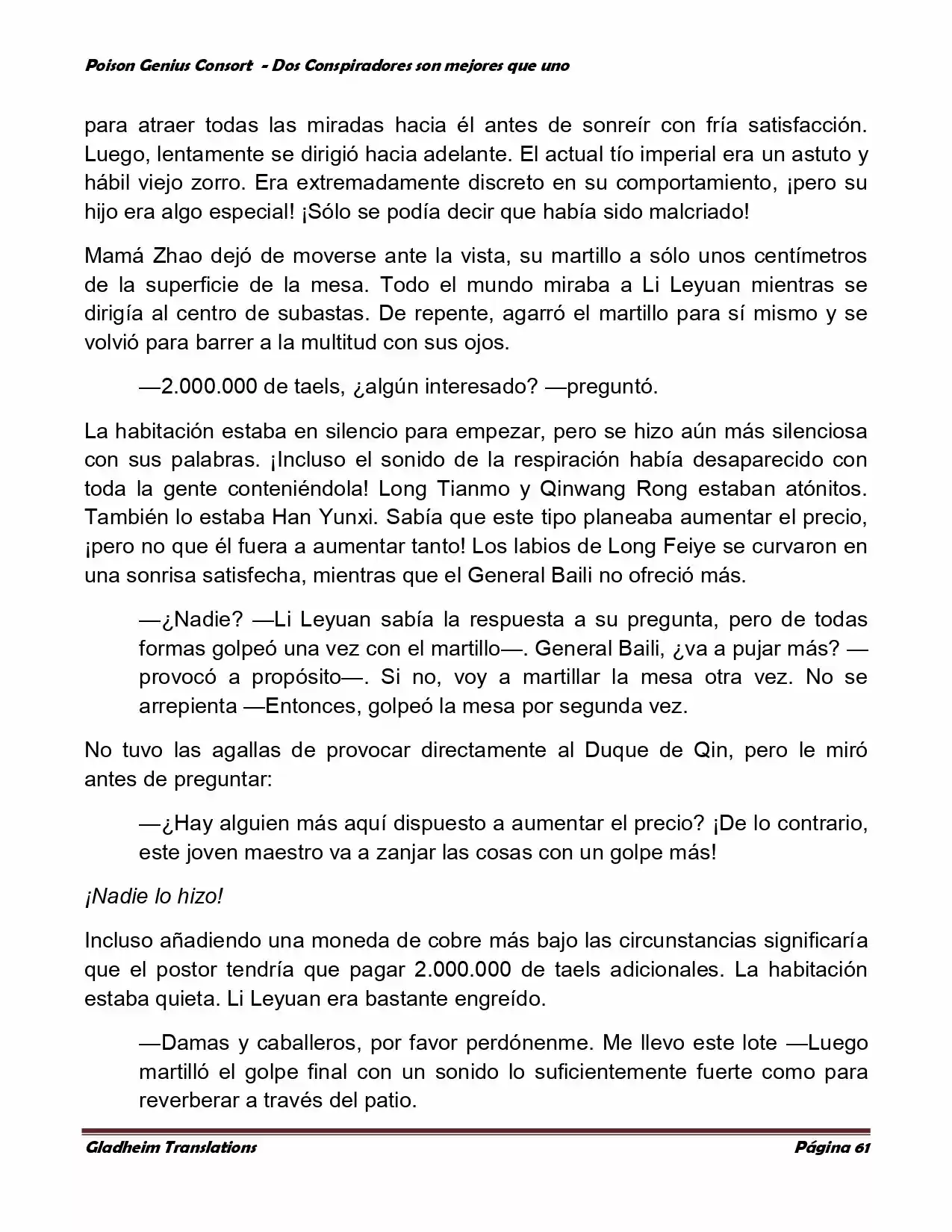 Poison Genious Consort (Novela) - Capítulo 348 - Página 59 - LectorTMOo